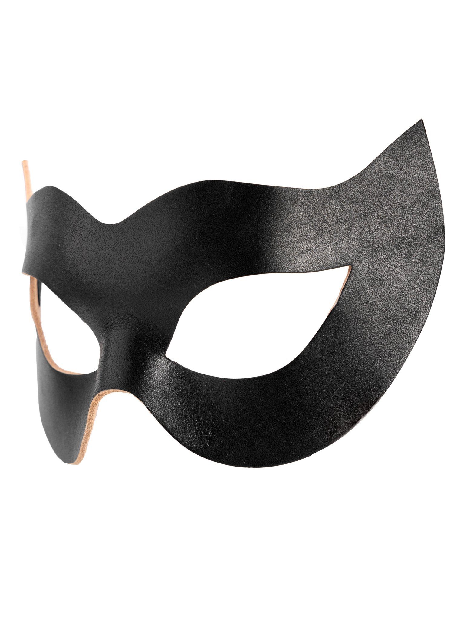 Andracor Verkleidungsmaske Colombina Spiona schwarz - Karneval Faschingsmaske, Ob als verwegenes Kätzchen oder als stylische Catwoman, die Ledermask