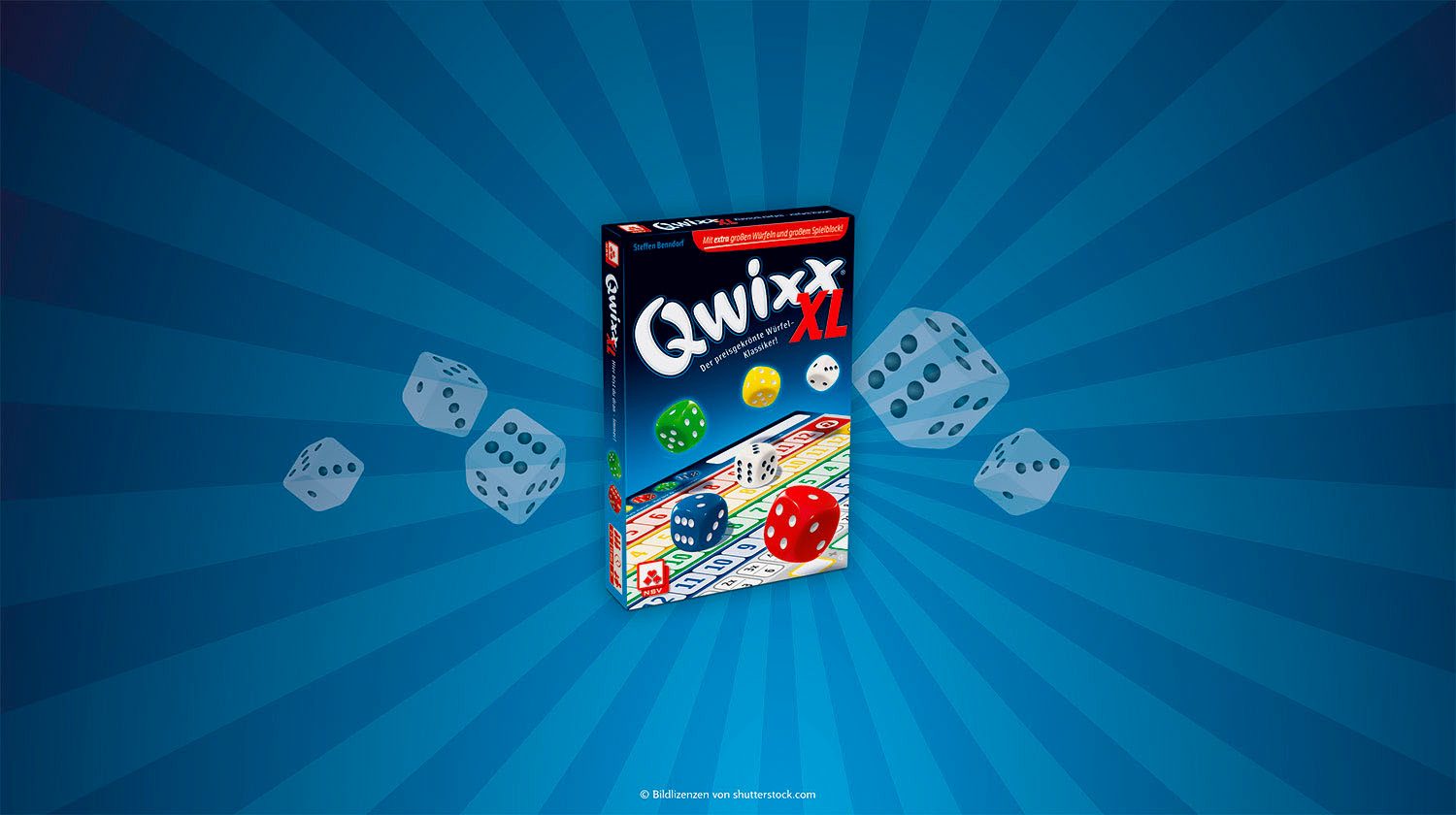 Cartamundi Spiel Senioren Qwixx XL, Seniorenspiel, Made in Germany