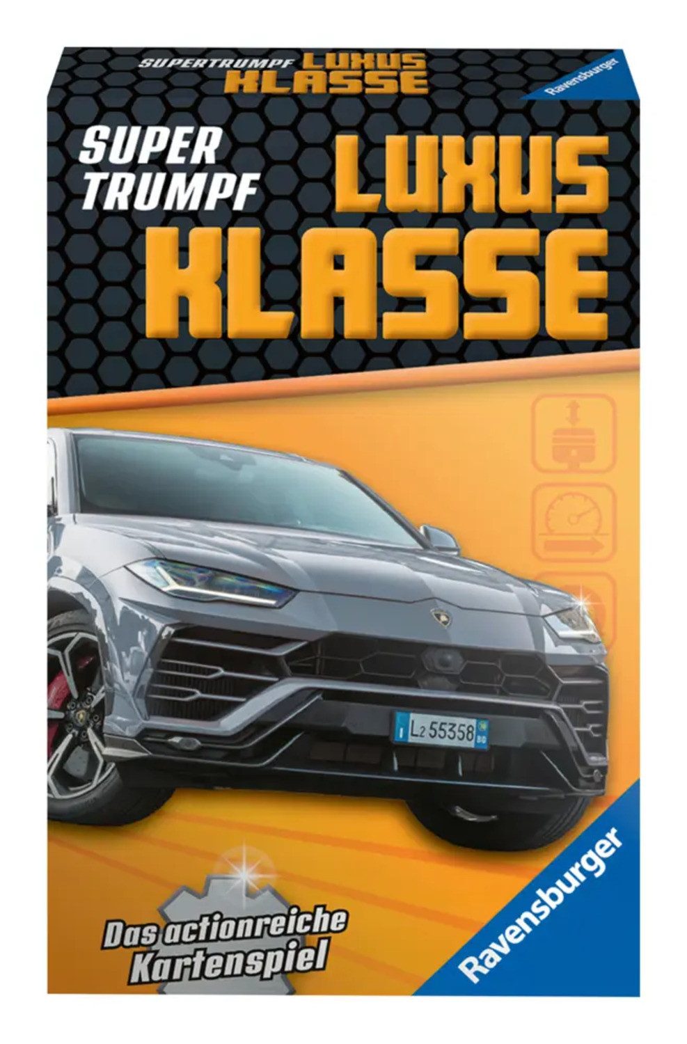 Ravensburger Spiel Ravensburger Kartenspiel, Supertrumpf Luxus Klasse 20685, Quartett...