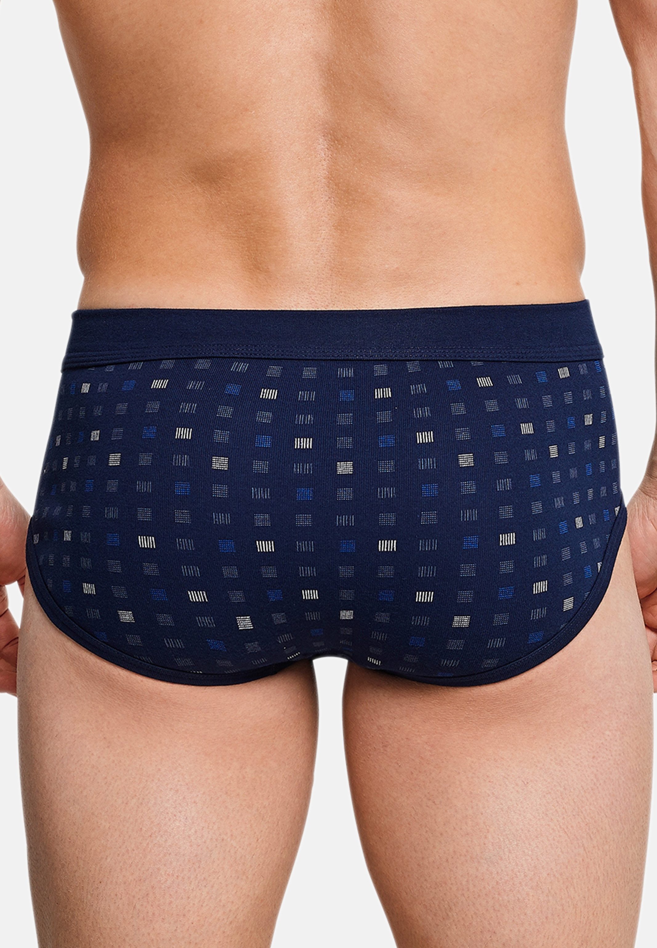 Schiesser Slip 4er Pack Cotton Essentials Feinripp (Spar-Set, 4-St) Slip / Unterhose - Baumwolle - mit Eingriff - Strapazierfähig