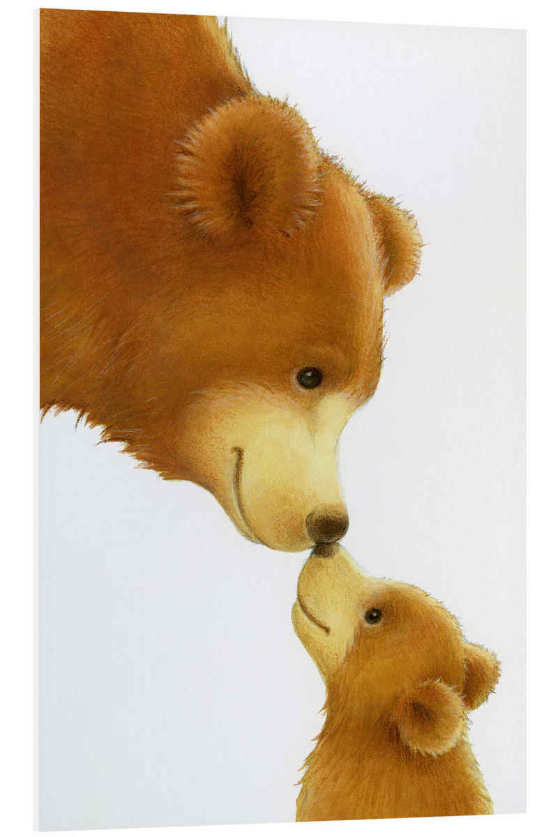 Posterlounge Forex-Bild Lisa Alderson, Großer Bär, Kleiner Bär, Kinderzimmer Illustration