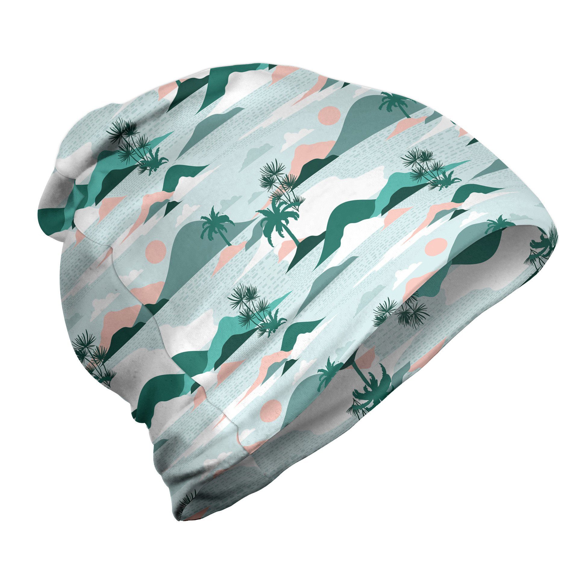 Abakuhaus Beanie Wandern im Freien Hawaii Papier-Schnitt-Art-Strand-Kunst