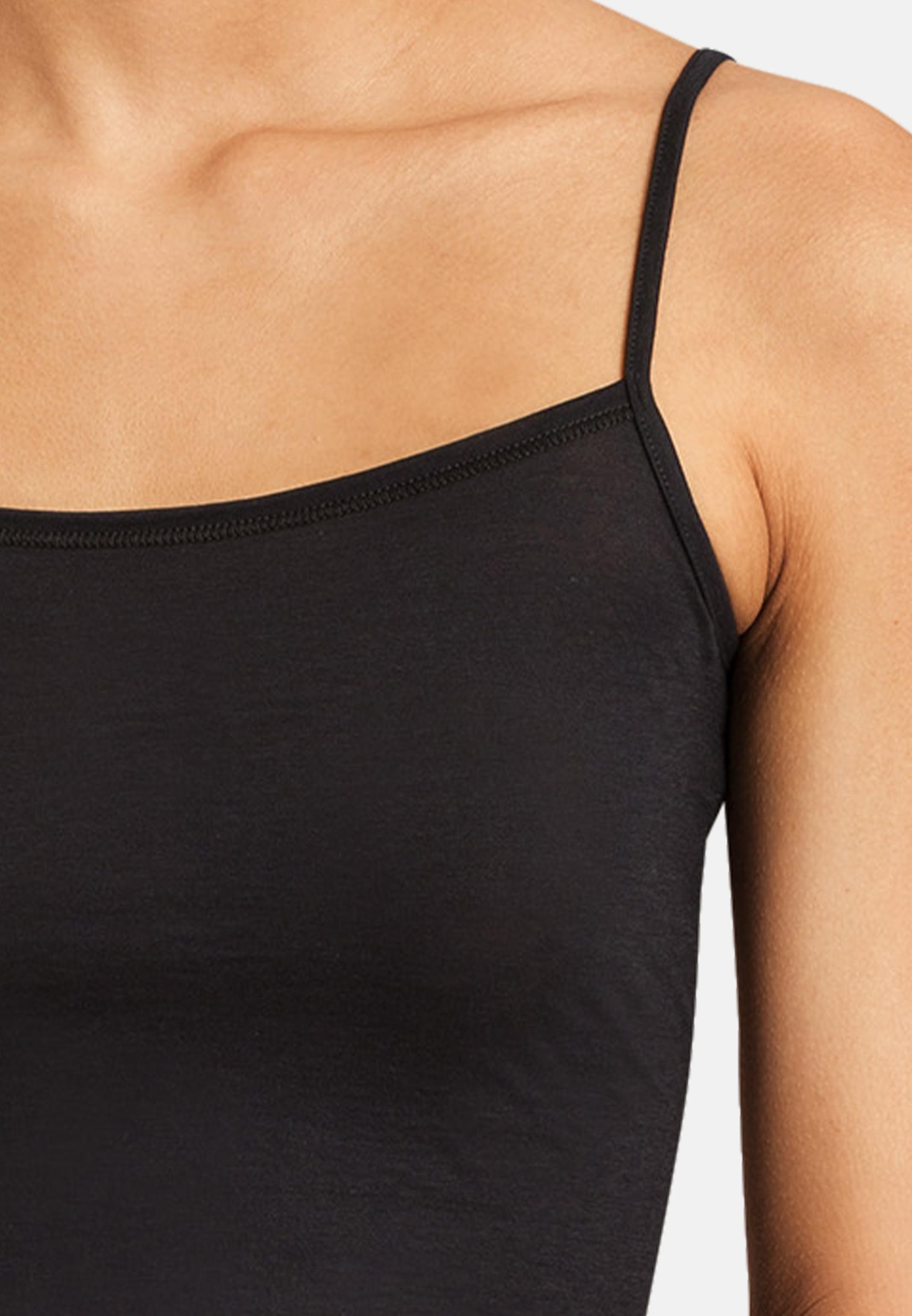 Hanro Unterhemd Ultralight (1-St) Spaghetti Top - Baumwolle - Atmungsaktiv - Aus weichem Baumwoll-Jersey