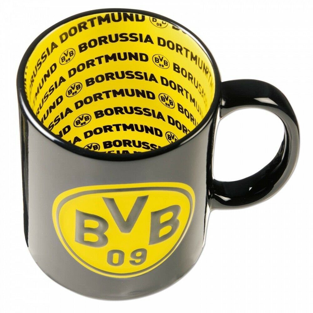 Tasse BVB Tasse mit Innendekor