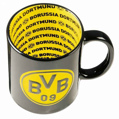Borussia Dortmund Tasse BVB Tasse mit Innendekor, Keramik