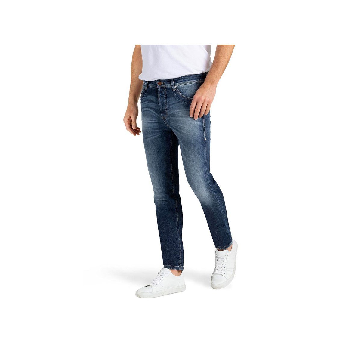MAC 5-Pocket-Jeans dunkel-blau (1-tlg)