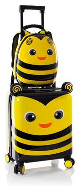 Heys Kinderkoffer Super Tots, 46 cm, Hummel, 2 Rollen, Kindertrolley Kinderreisegepäck Handgepäck-Koffer inkl. Kinderrucksack