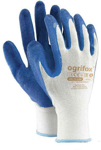 TRIZERATOP Arbeitshandschuh-Set »Handschuhe Latex blau Gr. 10 Arbeitshandschuhe« Arbeitshandschuhe