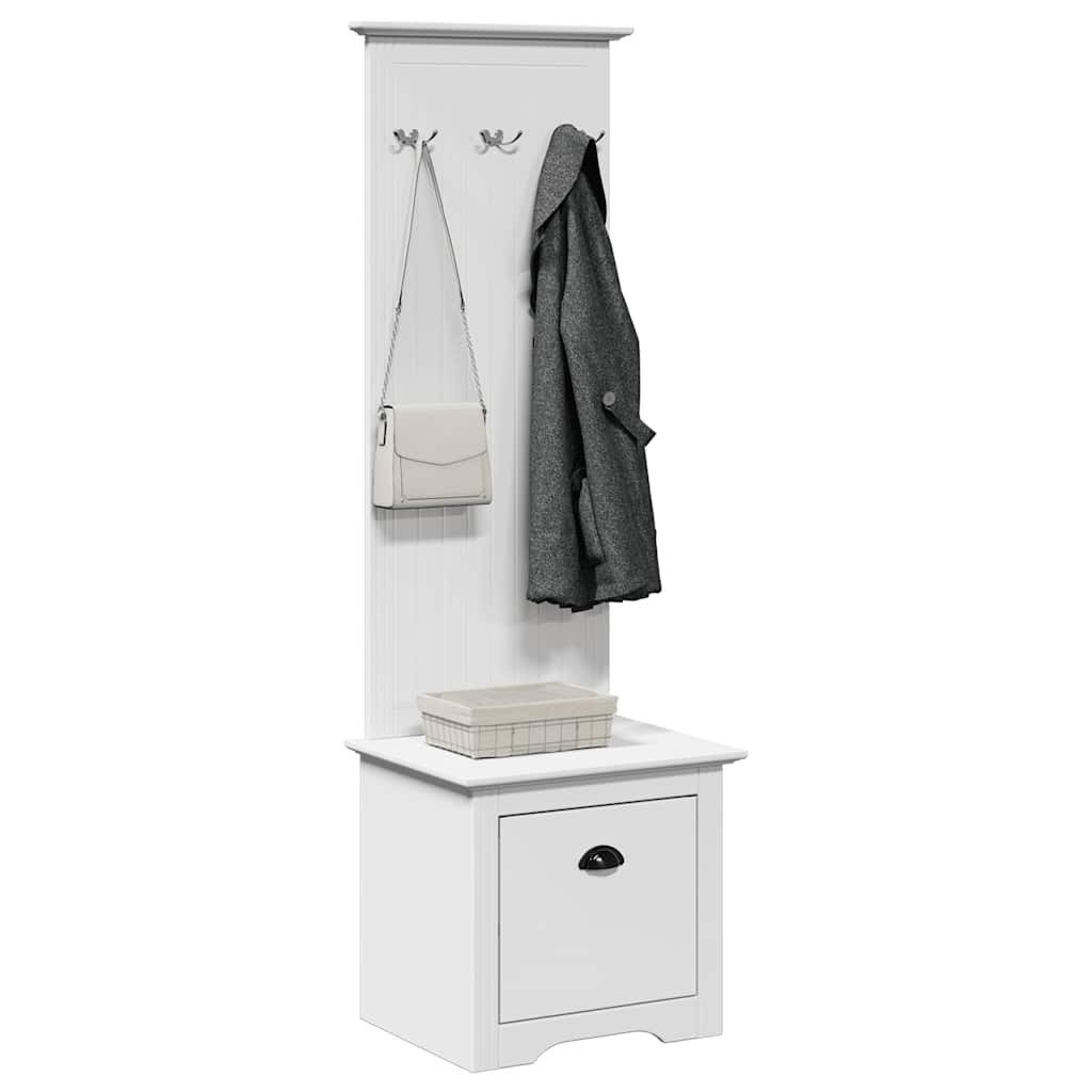 vidaXL Sitzbank Flurschrank mit Haken BODO günstig online kaufen