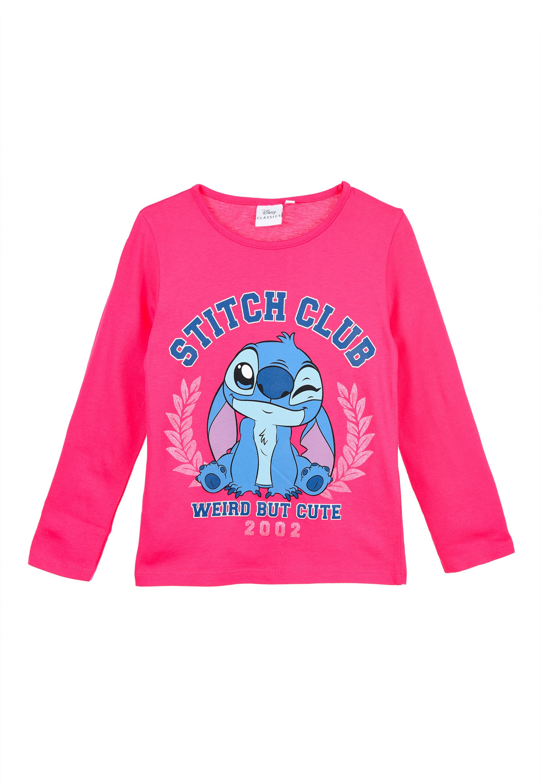 Stitch Langarmshirt Stitch Kinder Mädchen T-Shirt Longsleeve Langarm-Shirt