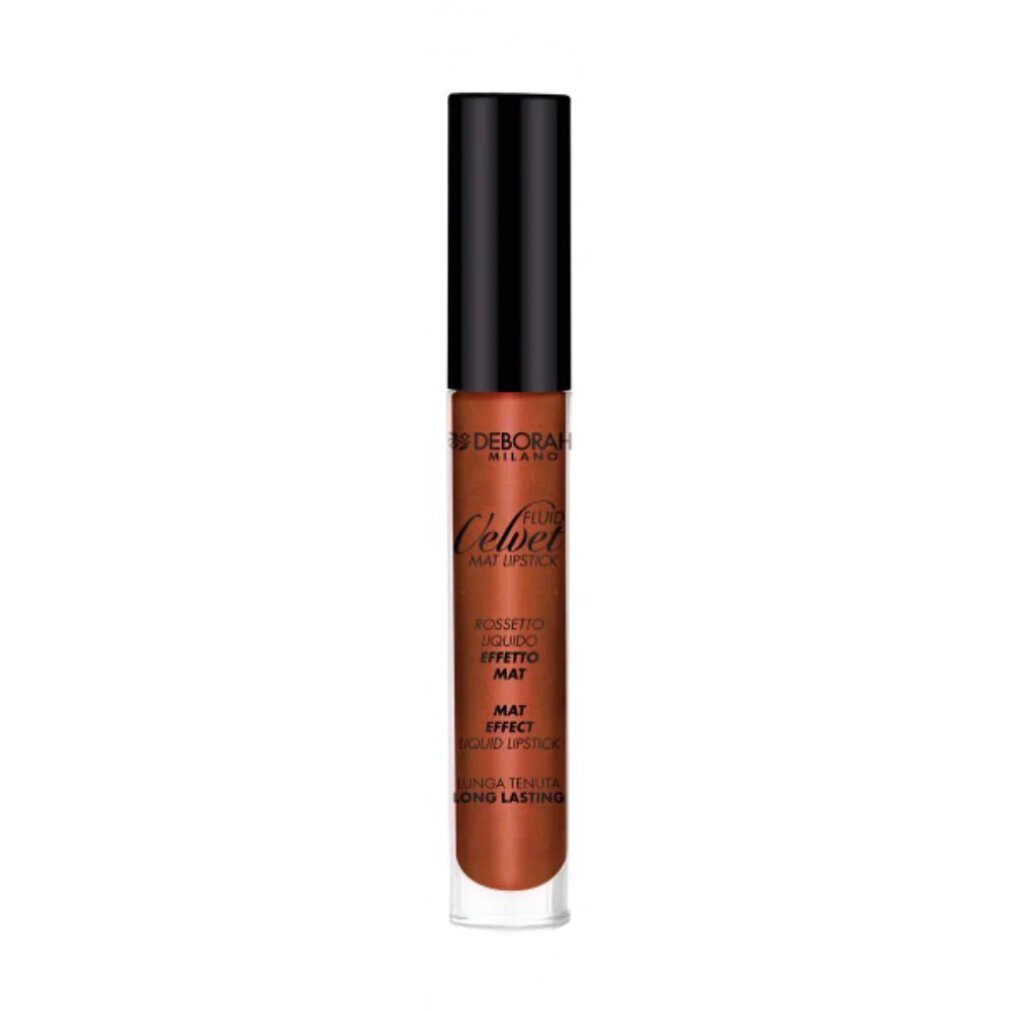 Deborah Milano Lippenstift Fluid Velvet Matte Liquid Lipstick 53 Braun 4,5 g