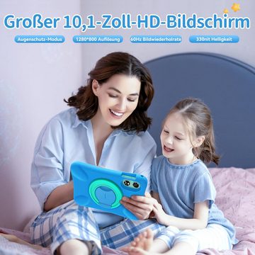 OUKITEL Vielseitige Konnektivität Tablet (10", 64 GB, Android 13, 2,4G+5G, Für Kinder, 8800mAh Akku, mit Tragbarem Griff und Sturzsicherer Hülle)