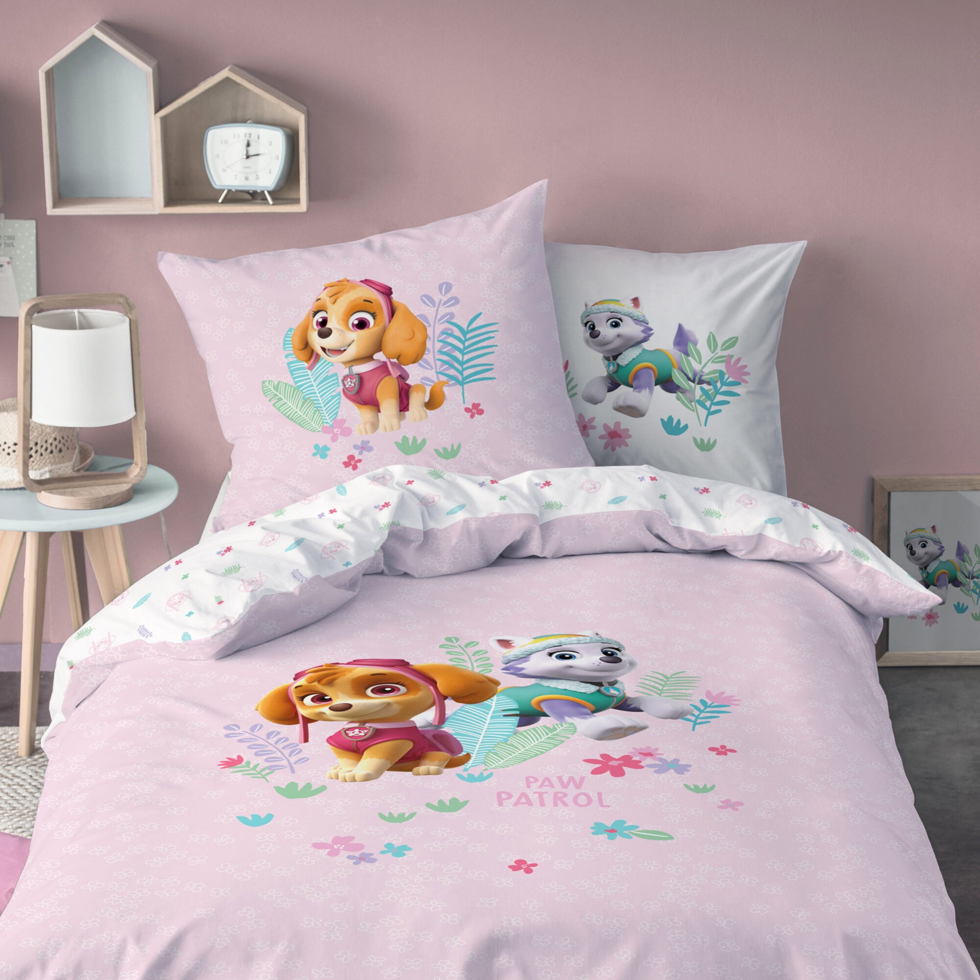 MTOnlinehandel Kinderbettwäsche Paw Patrol Biber/ Flanell günstig online kaufen