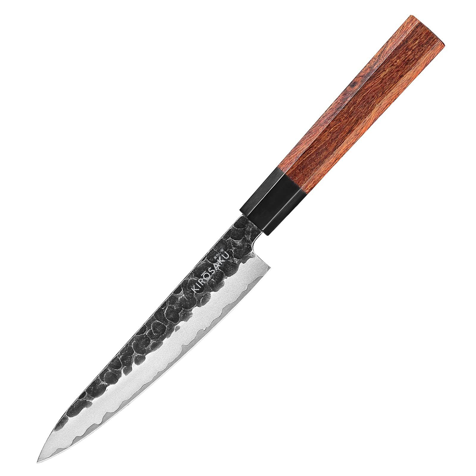Kirosaku Asiamesser Carbon Küchenmesser - Japanischer Messer aus Stahl - 15cm Klinge, Iii. Hellbraun 15 Cm