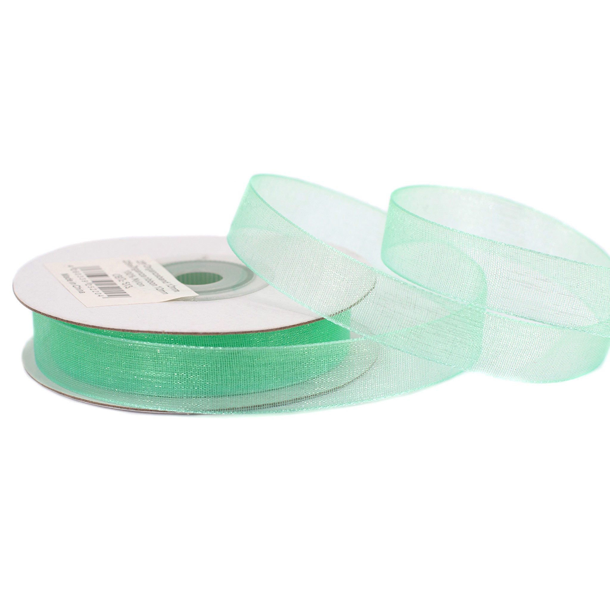Creativery Organzaband, Organzaband 12mm x 25m Rolle Mint