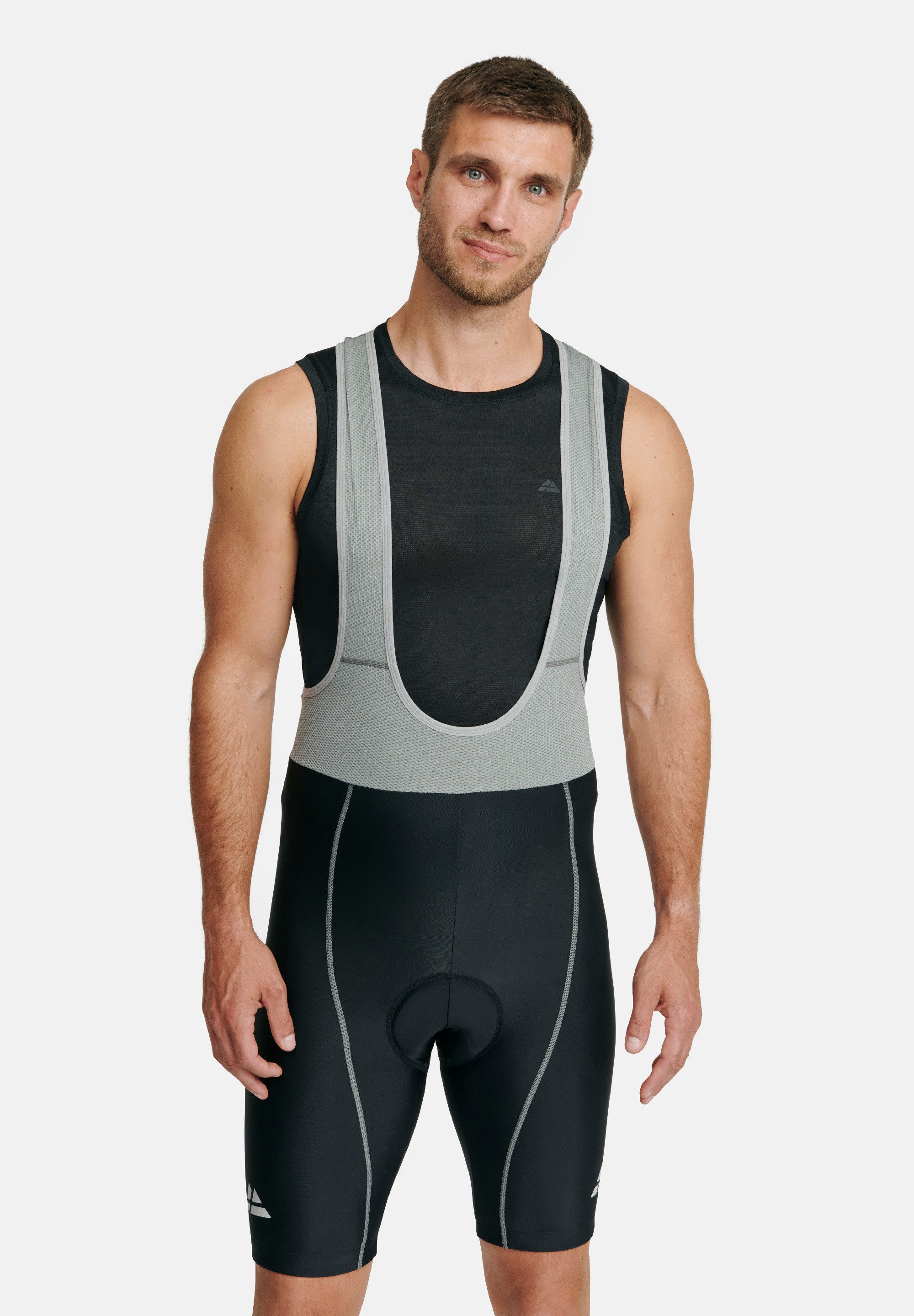 DANISH ENDURANCE Sporthose Cycling Bib Herren, Radlershorts mit Polsterung