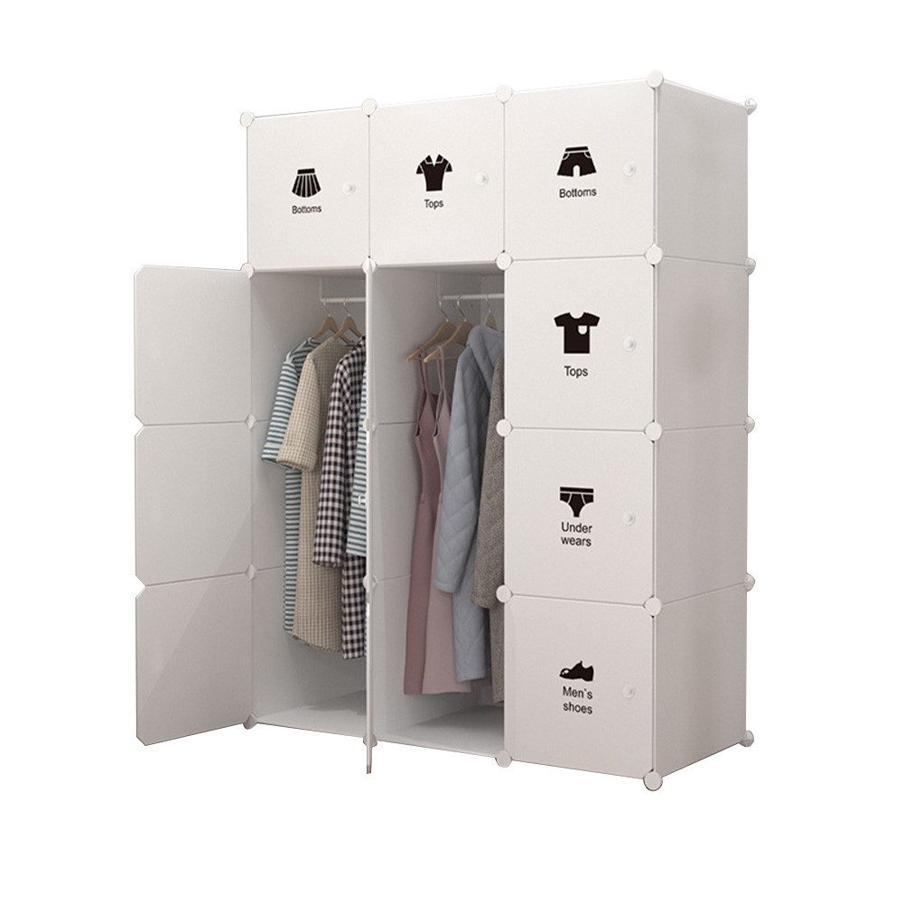 GarveeMore Kleiderschrank Mit Platz zum Aufhängen,DIY Kombischrank,modulare günstig online kaufen