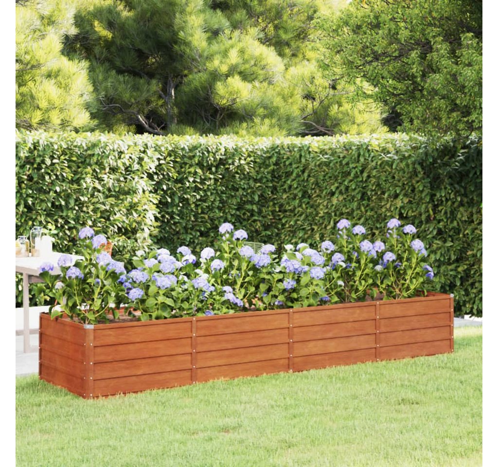 Thumbnail - vidaXL Pflanzkübel Pflanzkübel Blumenkübel Pflanzcontainer Pflanzgefäße Grau 320x80x45 cm