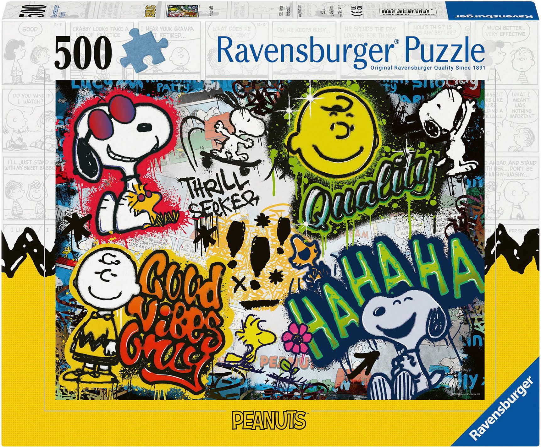 Ravensburger Puzzle Peanuts Graffiti, 500 Puzzleteile, günstig online kaufen