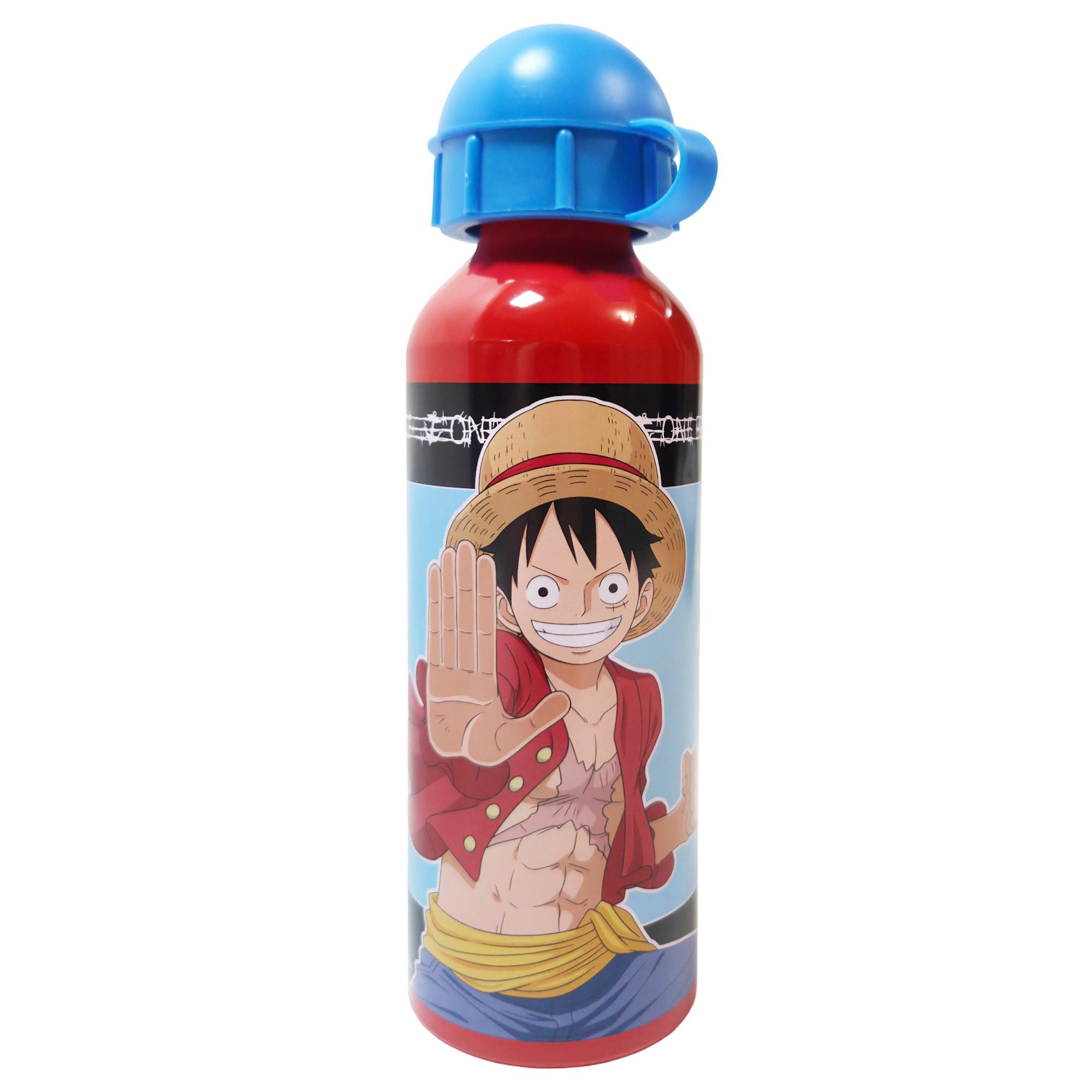 One Piece Anime Trinkflasche Anime One Piece Ruffy Aluminium Wasserflasche Flasche 520 ml