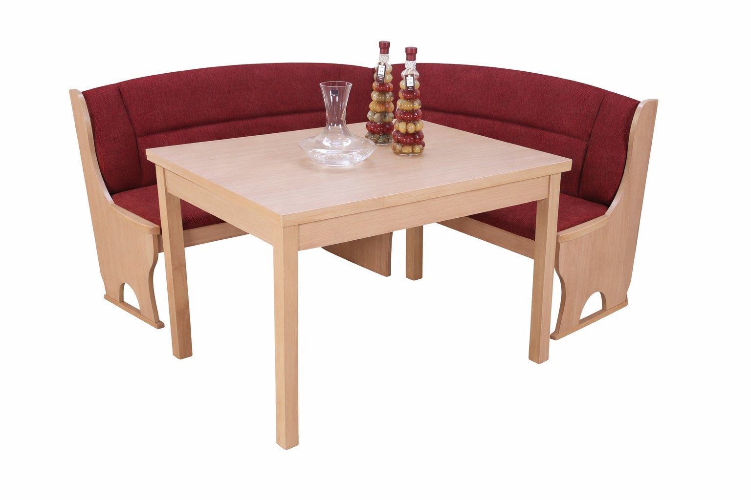 moebel-direkt-online Eckbankgruppe Moderne Eckbankgruppe mit Tisch und Truhen-Eckbank, (Spar-Set)