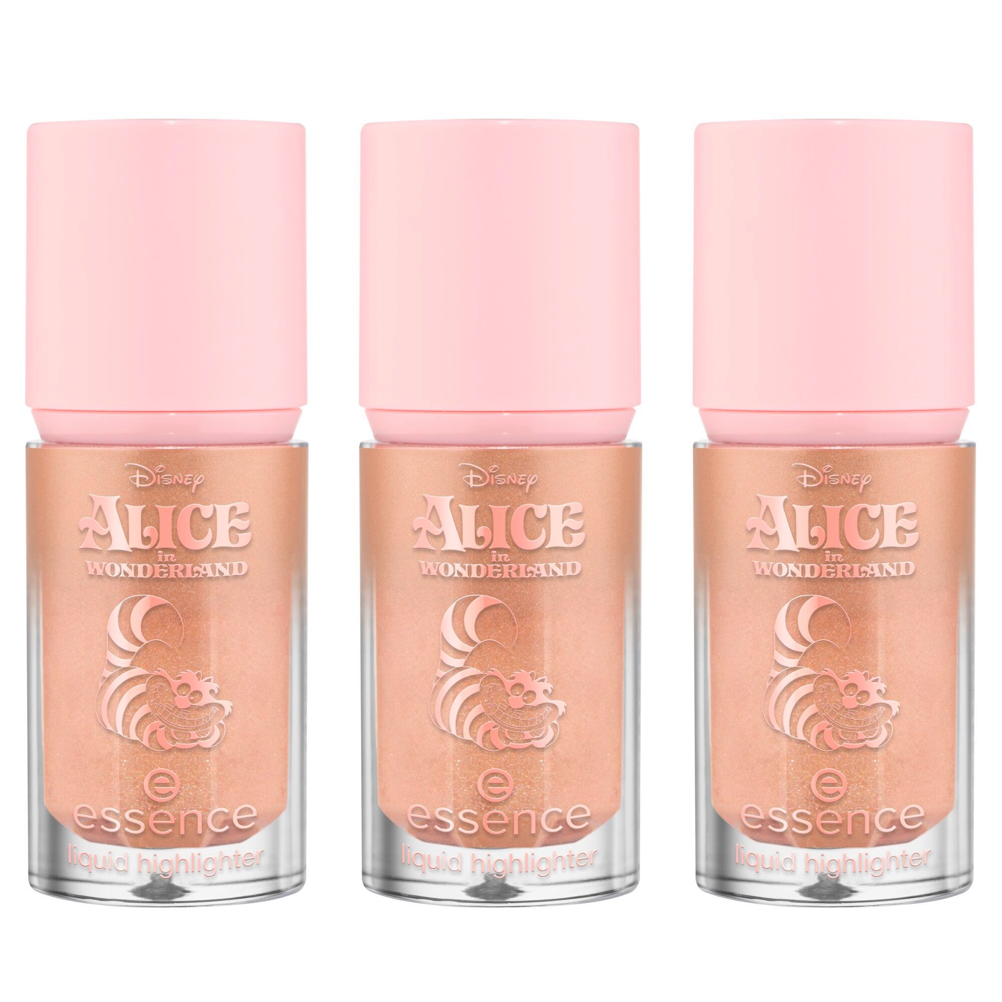 Essence Highlighter Disney Alice in Wonderland liquid highlighter, 3-tlg.