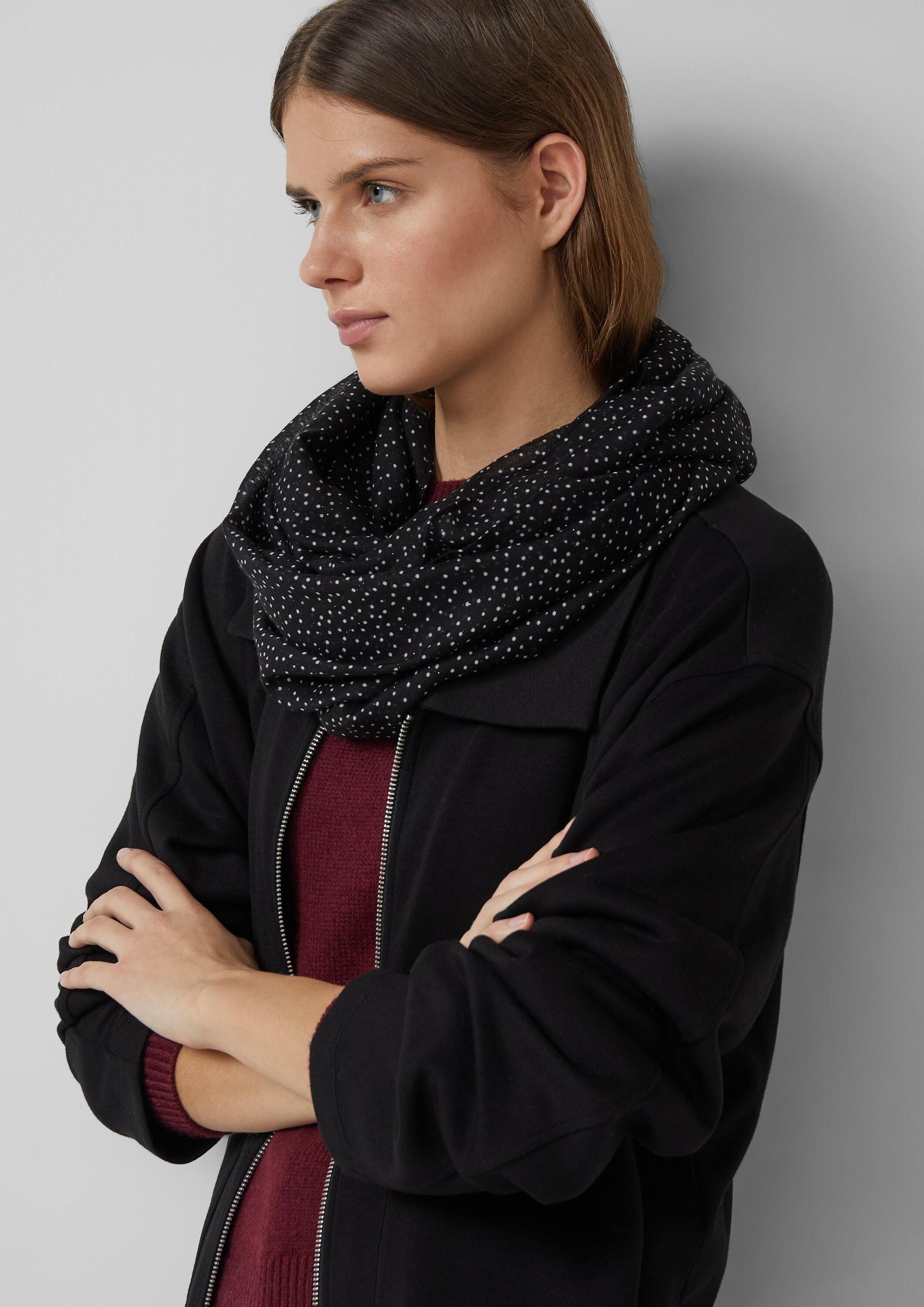 s.Oliver Loop Snood, Allover gemusterter Loop-Schal günstig online kaufen