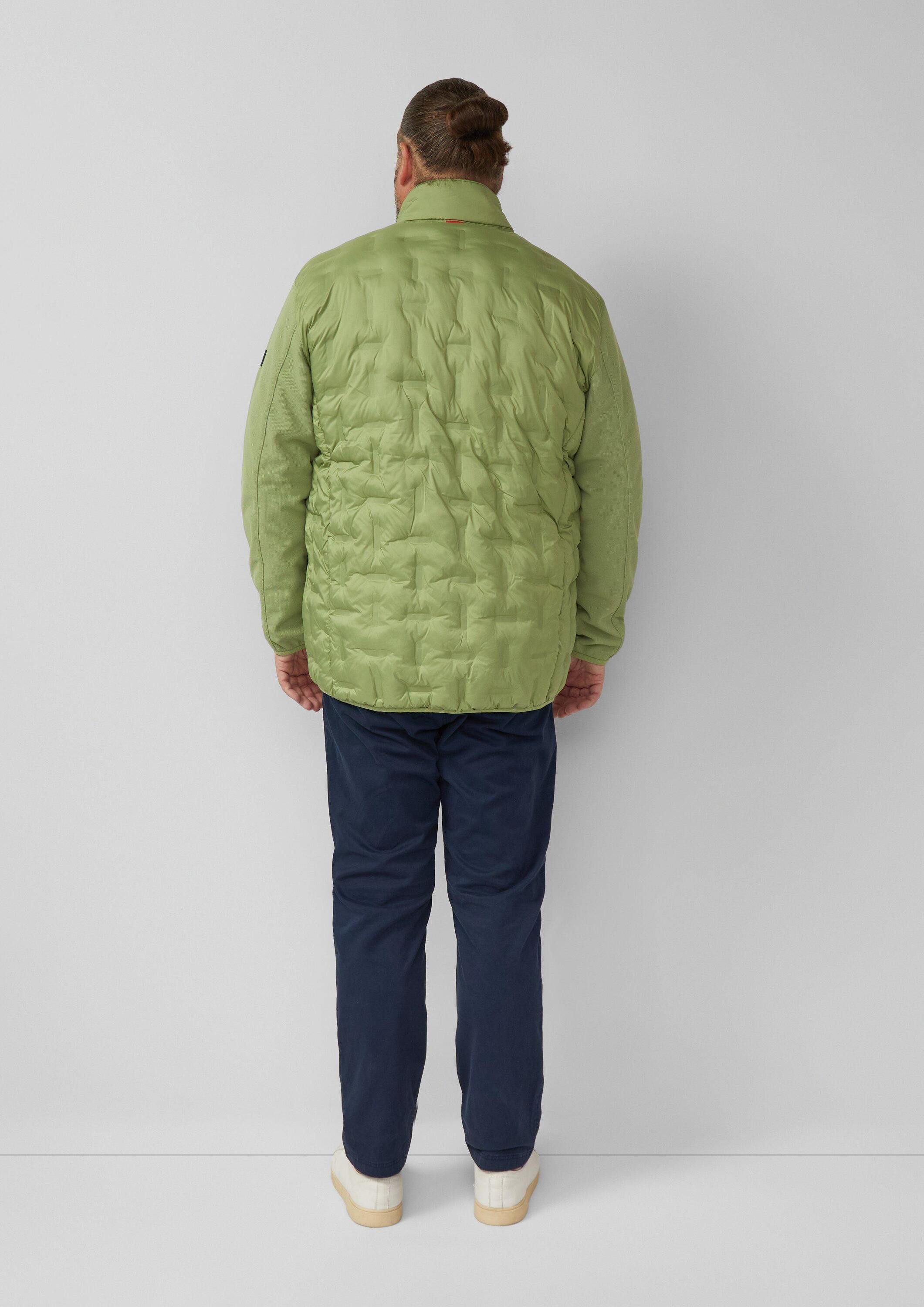 s.Oliver Funktionsjacke Outdoor-Jacke Leicht wattierte Jacke im Fabricmix mit sportiven Details