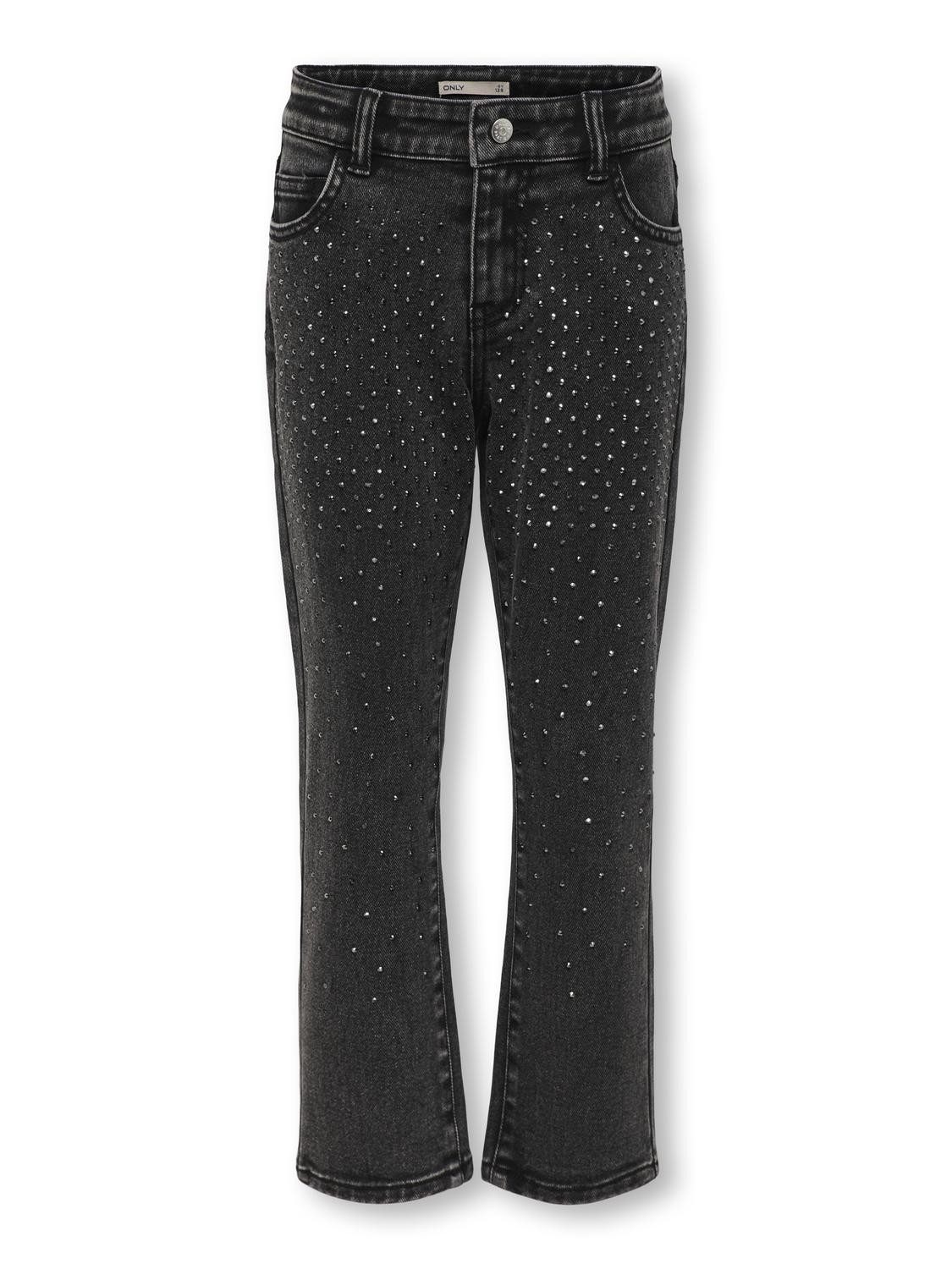 ONLY Bequeme Jeans KOGEMILY ST RHINESTONE DNM