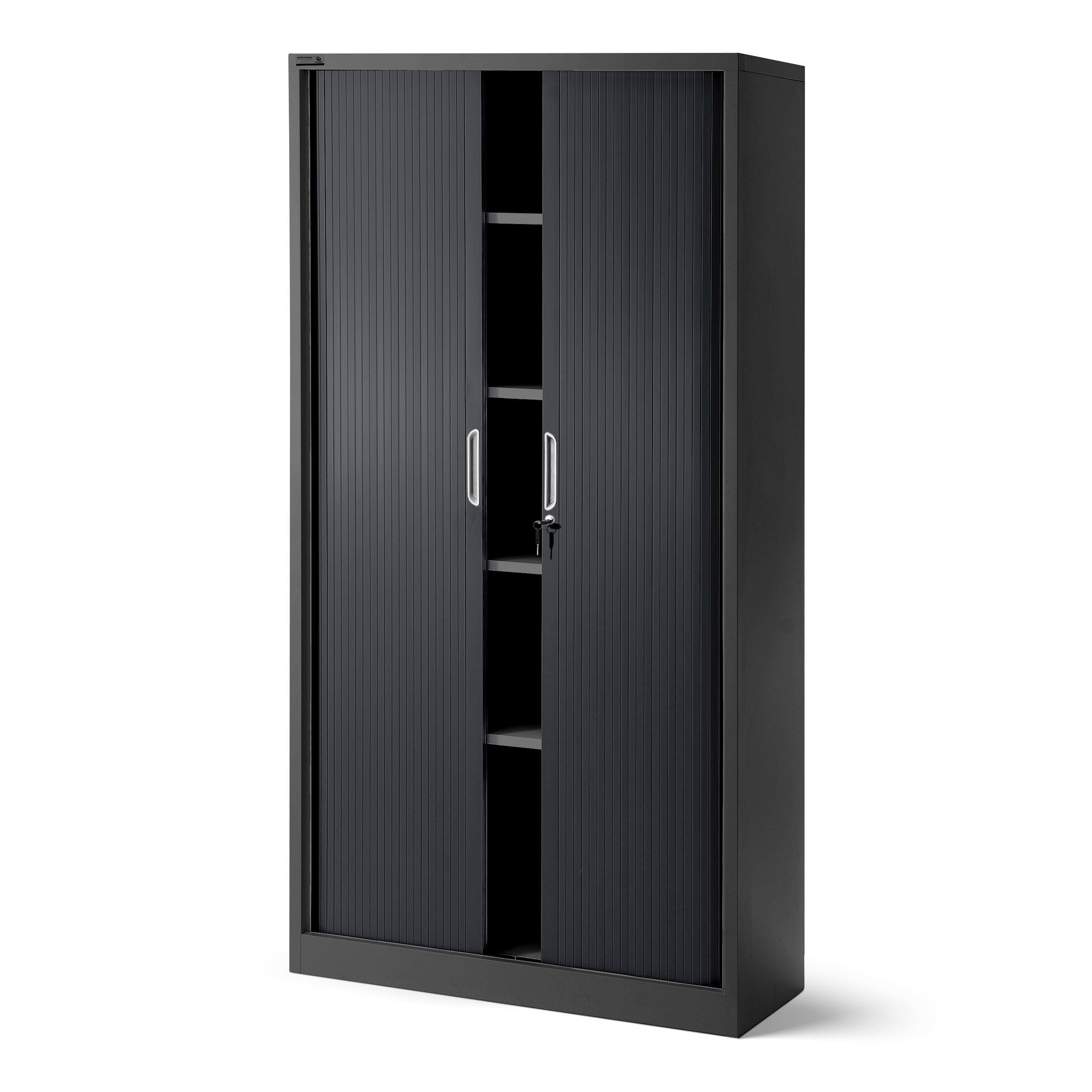 Jan Aktenschrank Stahlschrank Schiebetür Nowak 185x90x45 Aktenschrank