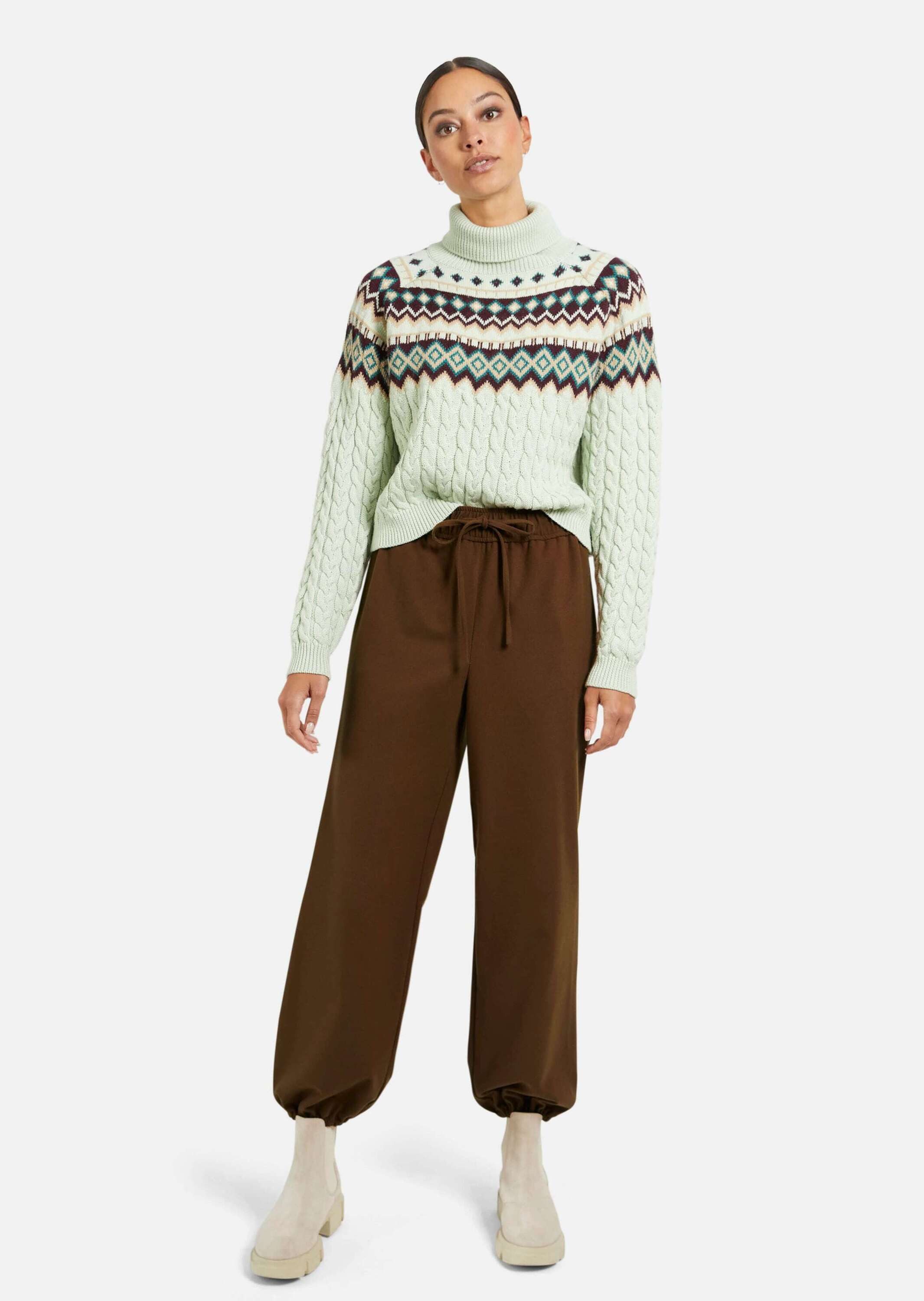 MADELEINE Stoffhose Weite Hose mit elastischem Schlupfbund günstig online kaufen