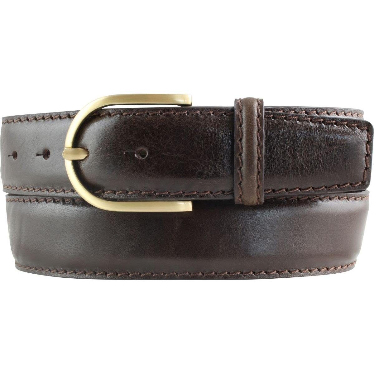 BELTINGER Ledergürtel Damen-Gürtel aus Vollrindleder mit Naht 4 cm - Jeans- günstig online kaufen