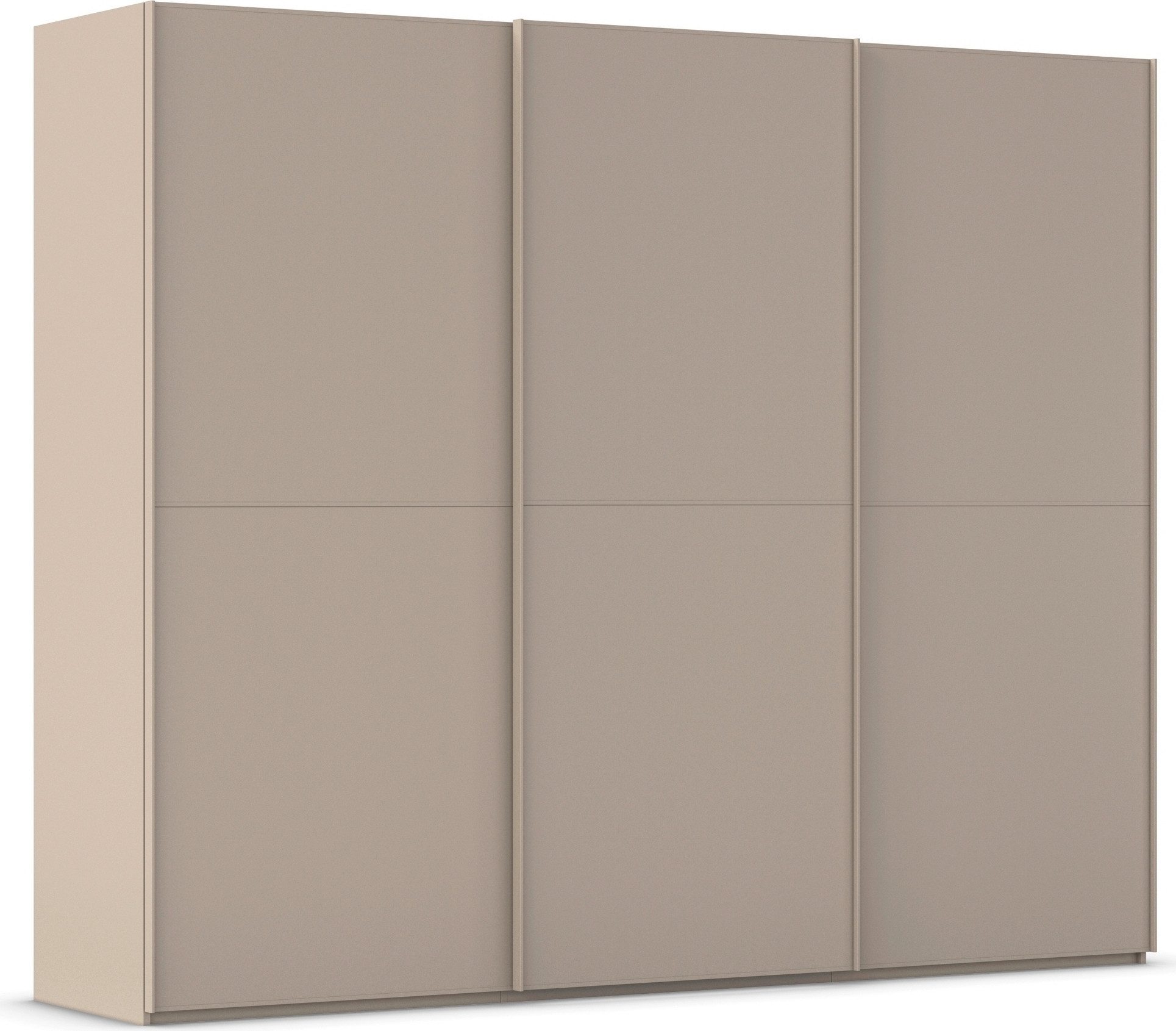 rauch Schwebetürenschrank Kleiderschrank Schrank Garderobe Schlafzimmerschrank SCALE-DUO edle zweigeteilte Türen und 3 Zierleisten MADE IN GERMANY