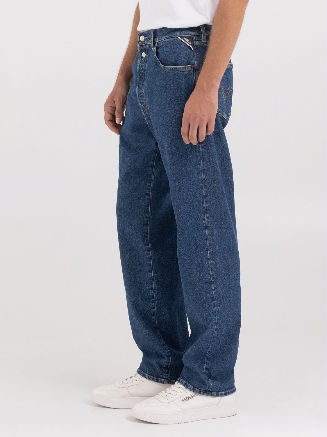 Replay Straight-Jeans M9Z1 9Zero1 90´s Straight Fit mit Washed-Look