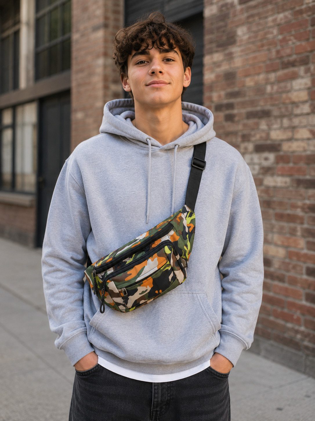 MF Bauchtasche Urbanox Camo Flexbag Bauchtasche Camouflage Crossbody Unisex (1-tlg)