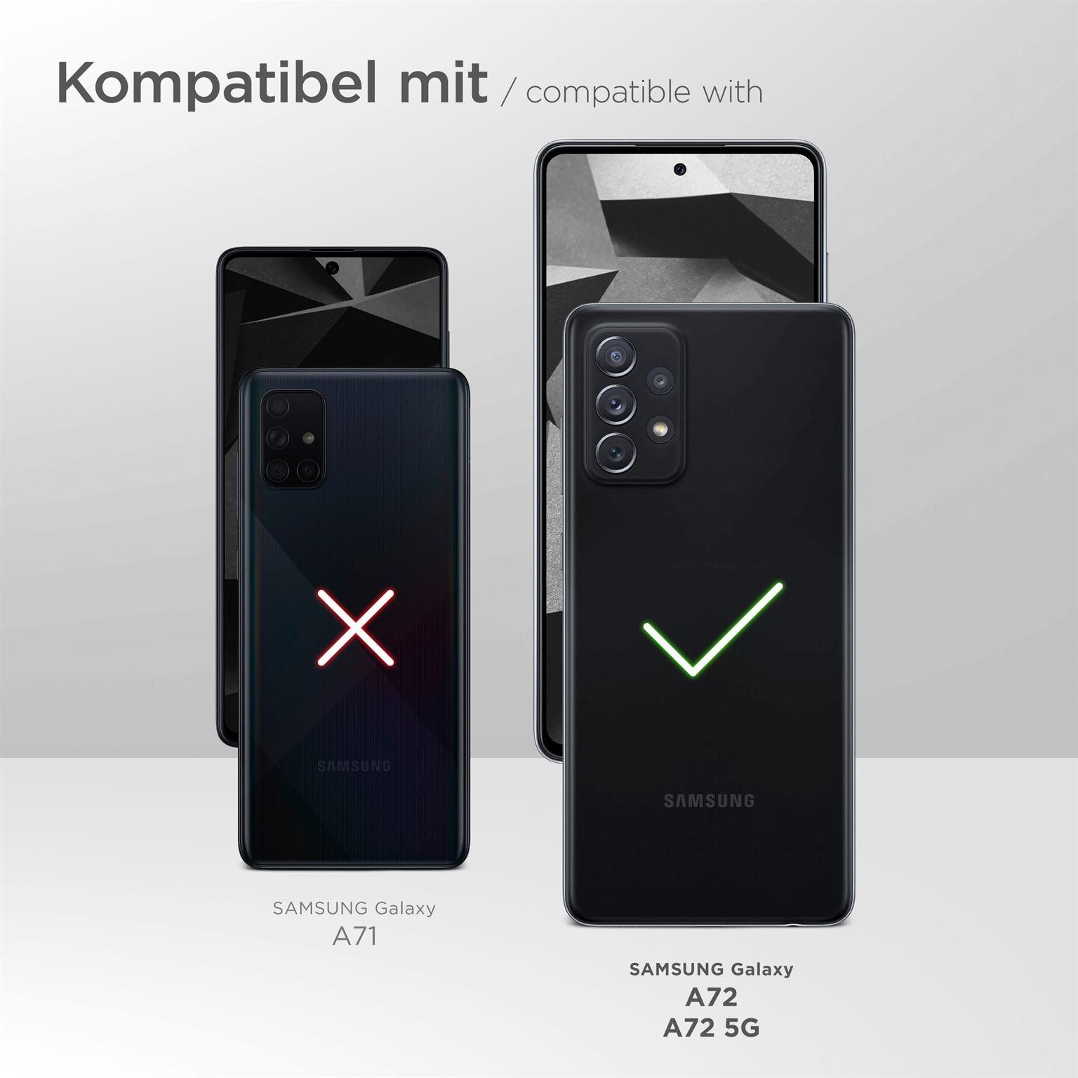 ONEFLOW Handyhülle ONEFLOW® Soft Case für Samsung Galaxy A72 5G, Hülle aus Silikon, Back Cover mit Kameraschutz, weiche Silikonhülle