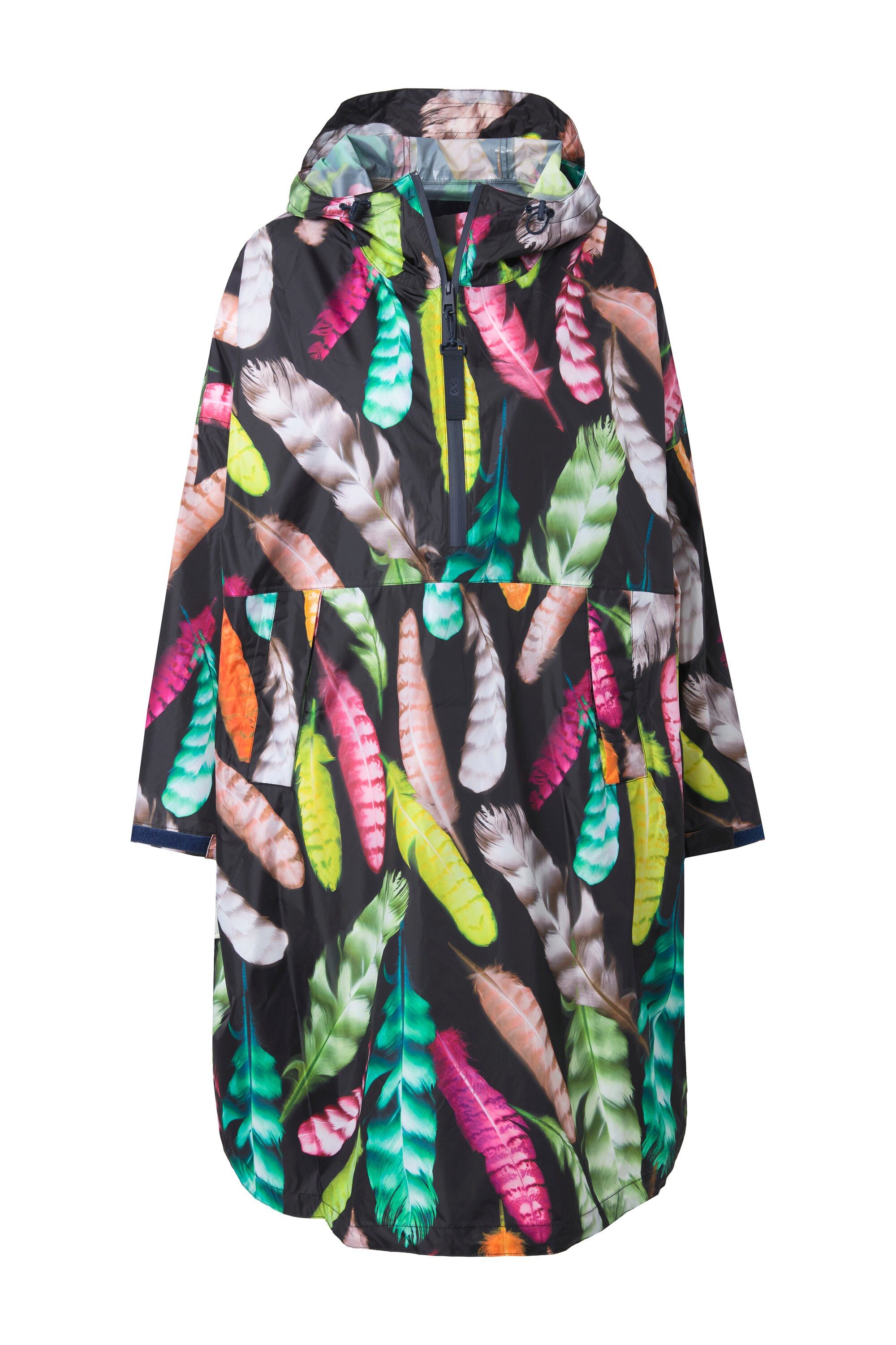 Laurasøn Funktionsjacke Funktions-Regencape Unisex Print Kapuze – Bild 2 von 5