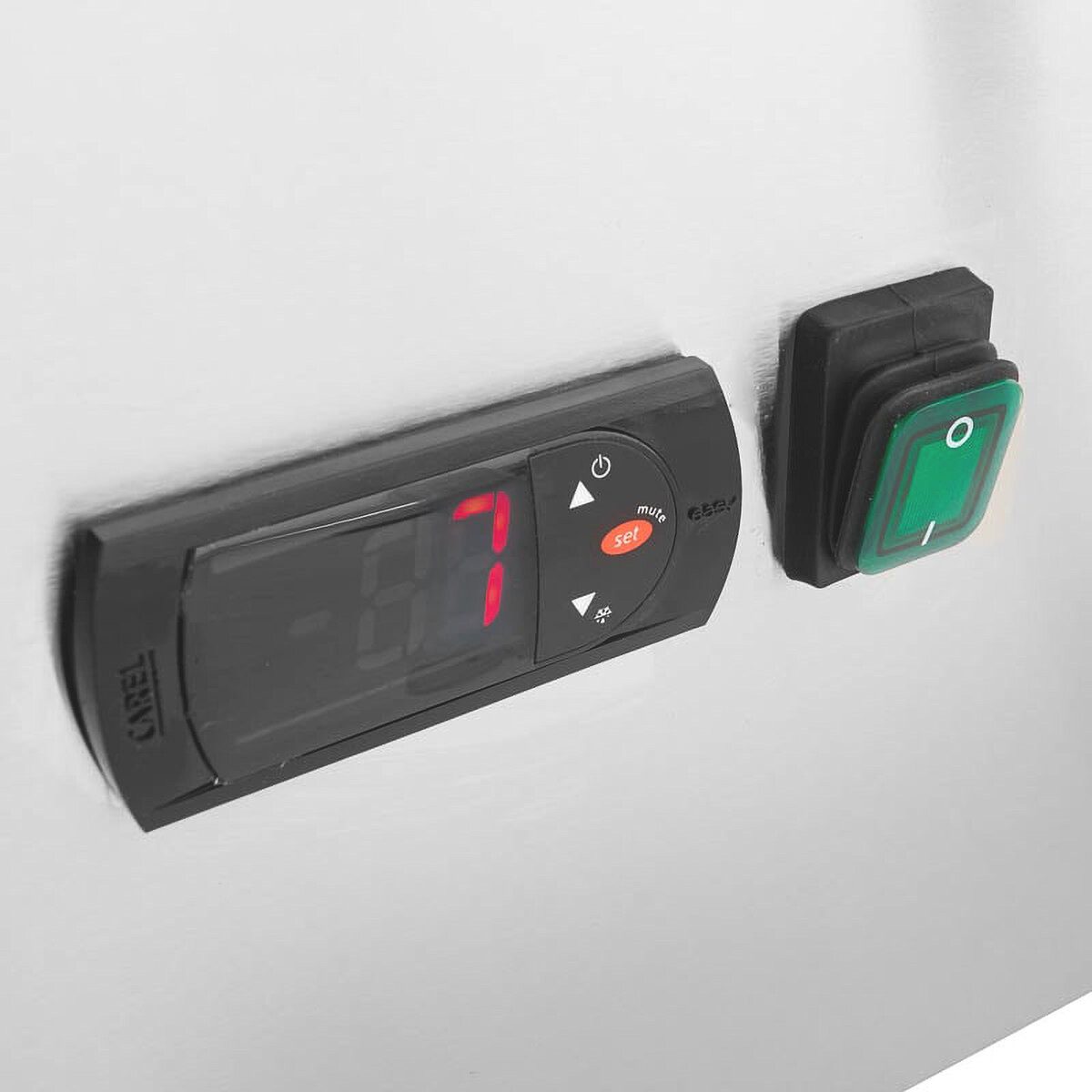 GastroHero Dönergrill Mini Kühltisch Edelstahl GN 1/1 4 Schubladen, 230 W, Umweltfreundlicher Betrieb, Ventilatorkühlung, LED-Display