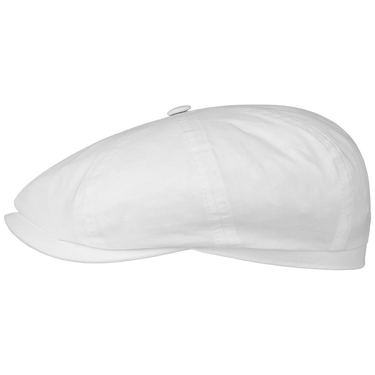 Stetson Flat Cap (1-St) Balloncap mit Schirm weiß