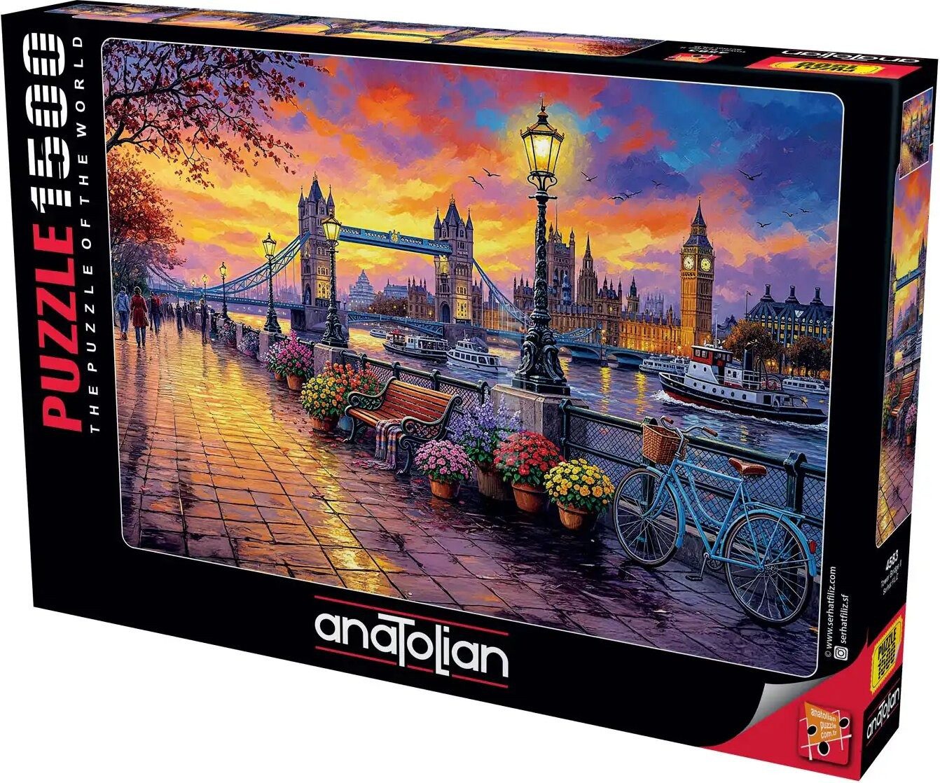 ANATOLIAN Puzzle Tower Bridge II, Puzzleteile