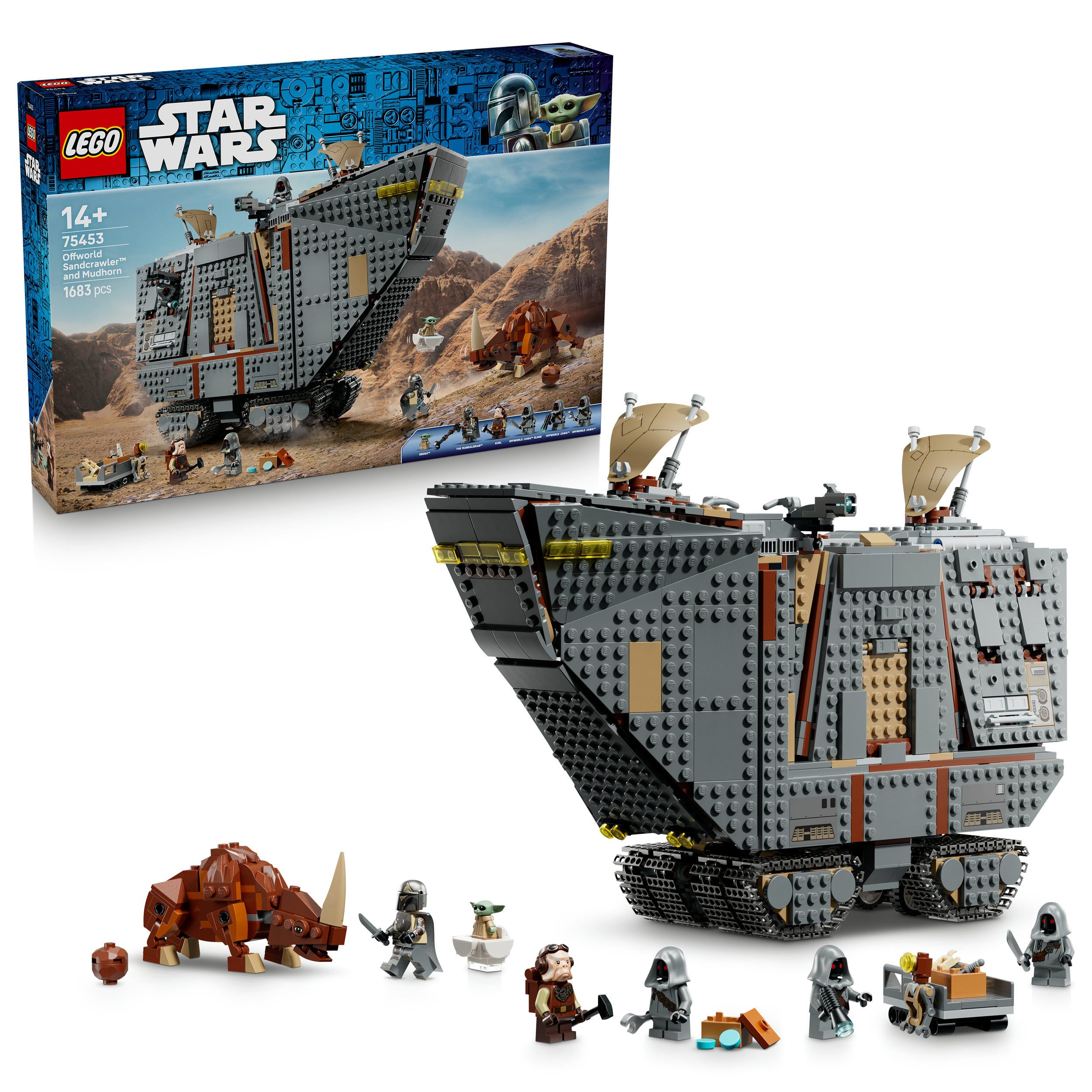 Offworld Sandkrawler und Schlammhorn (75453), LEGO Star Wars™ Konstruktionsspielsteine