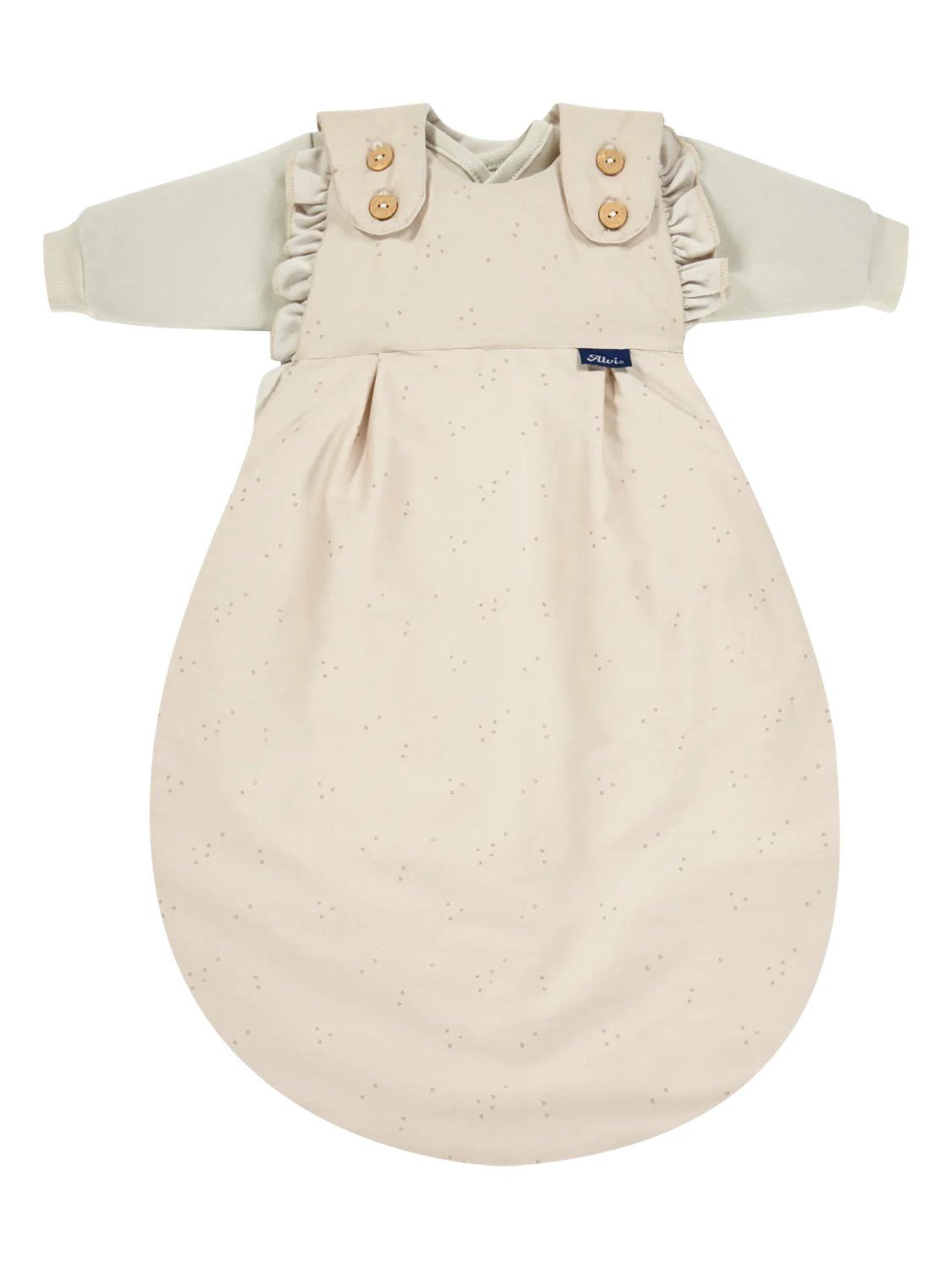Alvi® Babyschlafsack Baby-Mäxchen 3-teilig Bio-Baumwolle (3 tlg., 1x Außensack, 2x Innensack), TOG Wert: 2.5