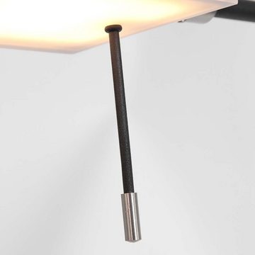 Steinhauer LIGHTING LED Leselampe, Stehleuchte Spotleuchte Wohnzimmerlampe LED schwarz dimmbar schwenkbar