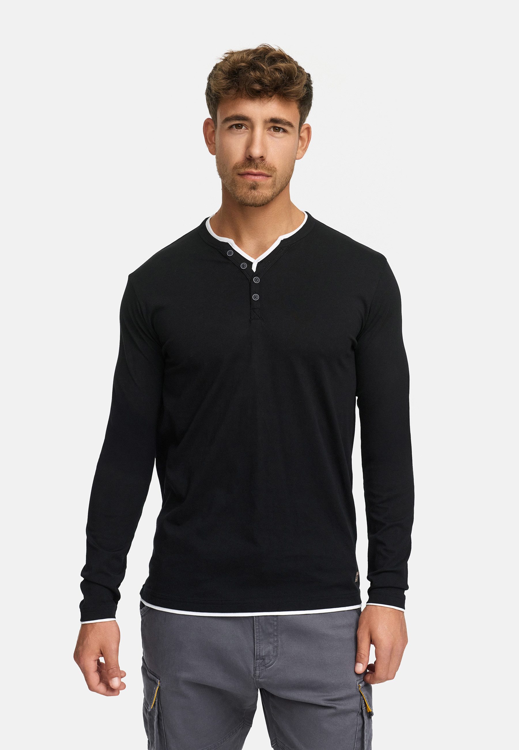 Indicode Langarmshirt INColeson Langarmshirt aus 100% günstig online kaufen