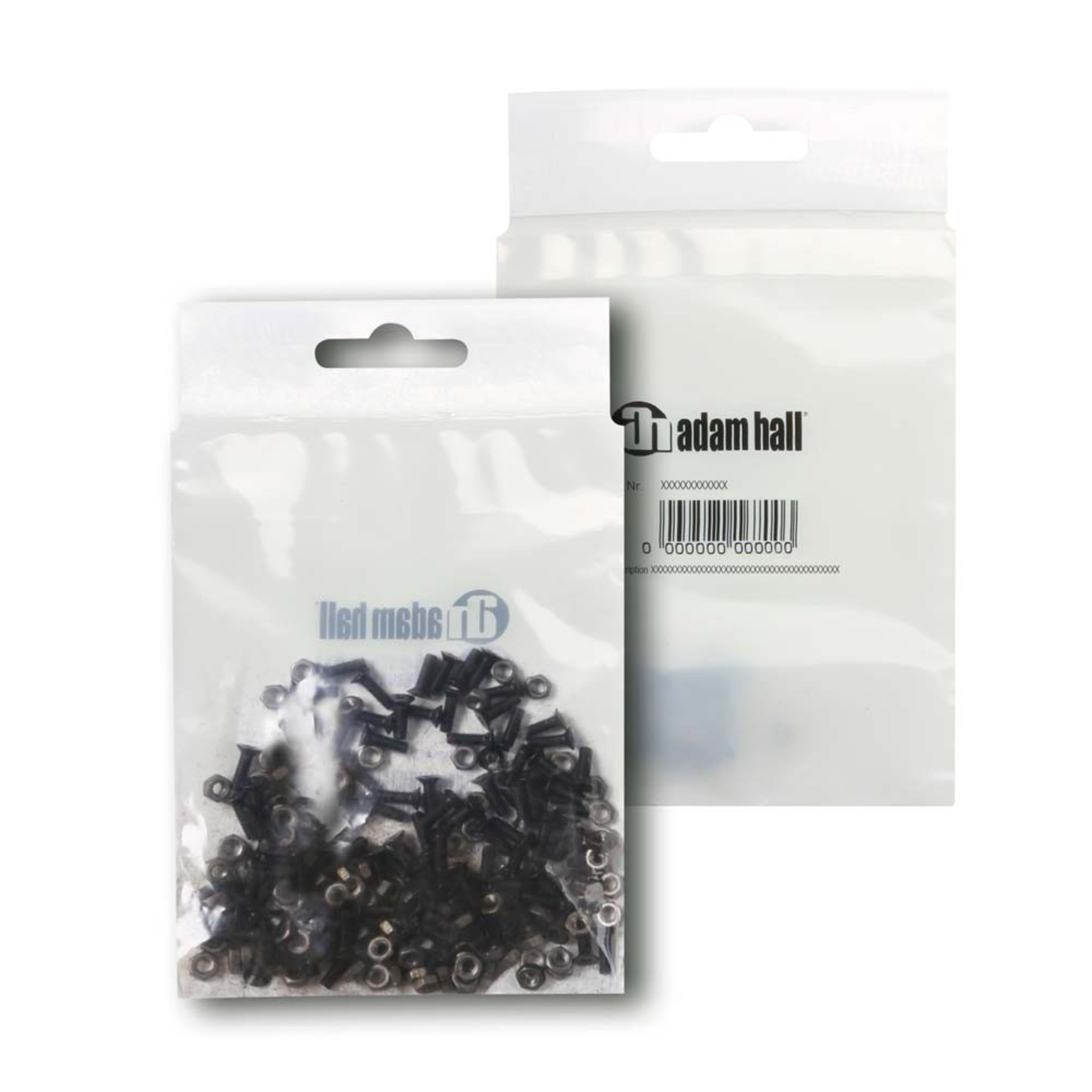 Adam Hall Schrauben-Set, (Hardware 5420 BLK M100 AH 100 x M3 x 10 black, Fittings, Schrauben / Muttern / Nieten), Hardware 5420 BLK M100 AH 100 x M3 x 10 black - Schrauben