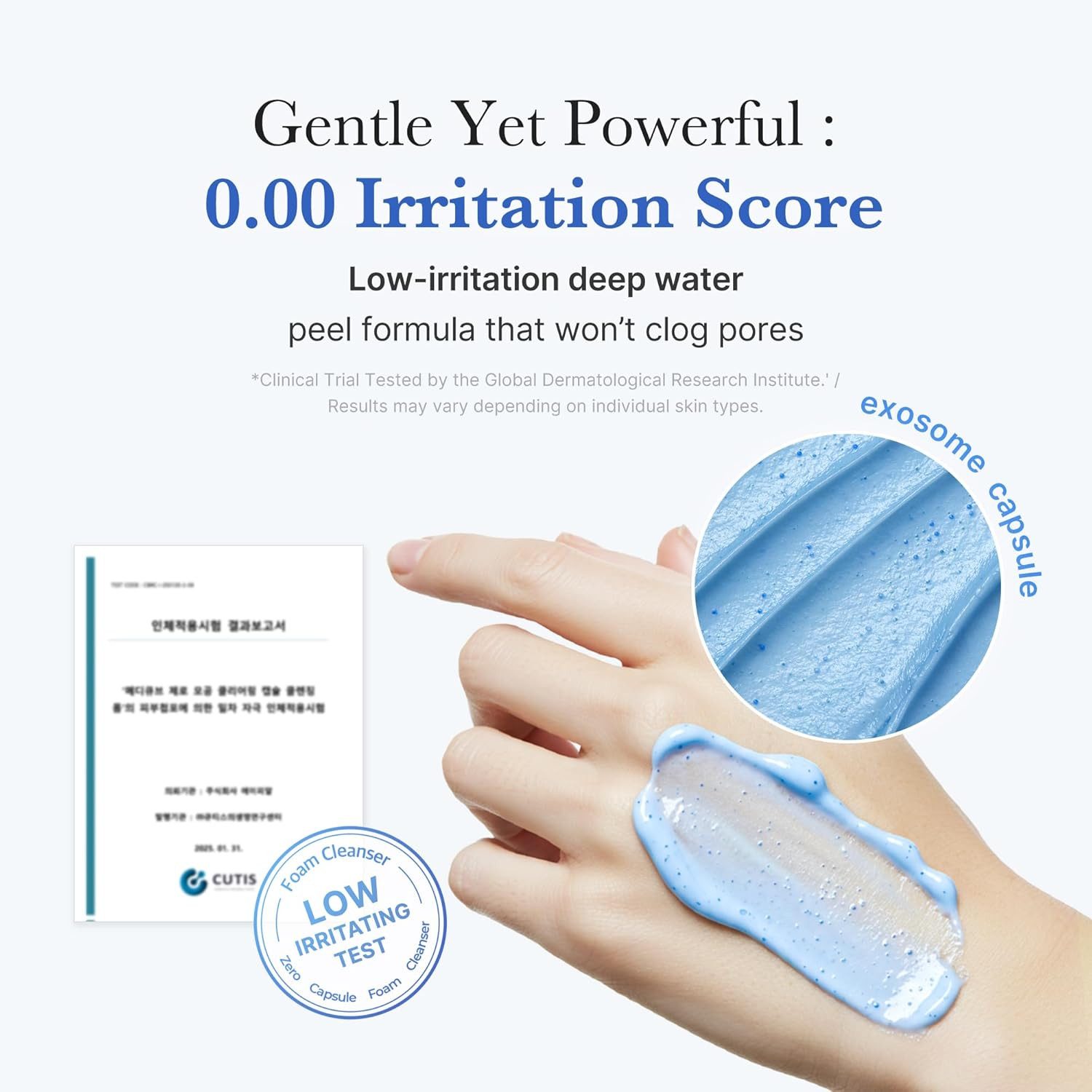 Medicube Gesichts-Reinigungsschaum Zero Pore SA Clear Capsule Cleansing Foam 120g – Deep Cleansing mit, AHA, BHA, PHA & Exosomen – Porentiefer Reinigungsschaum