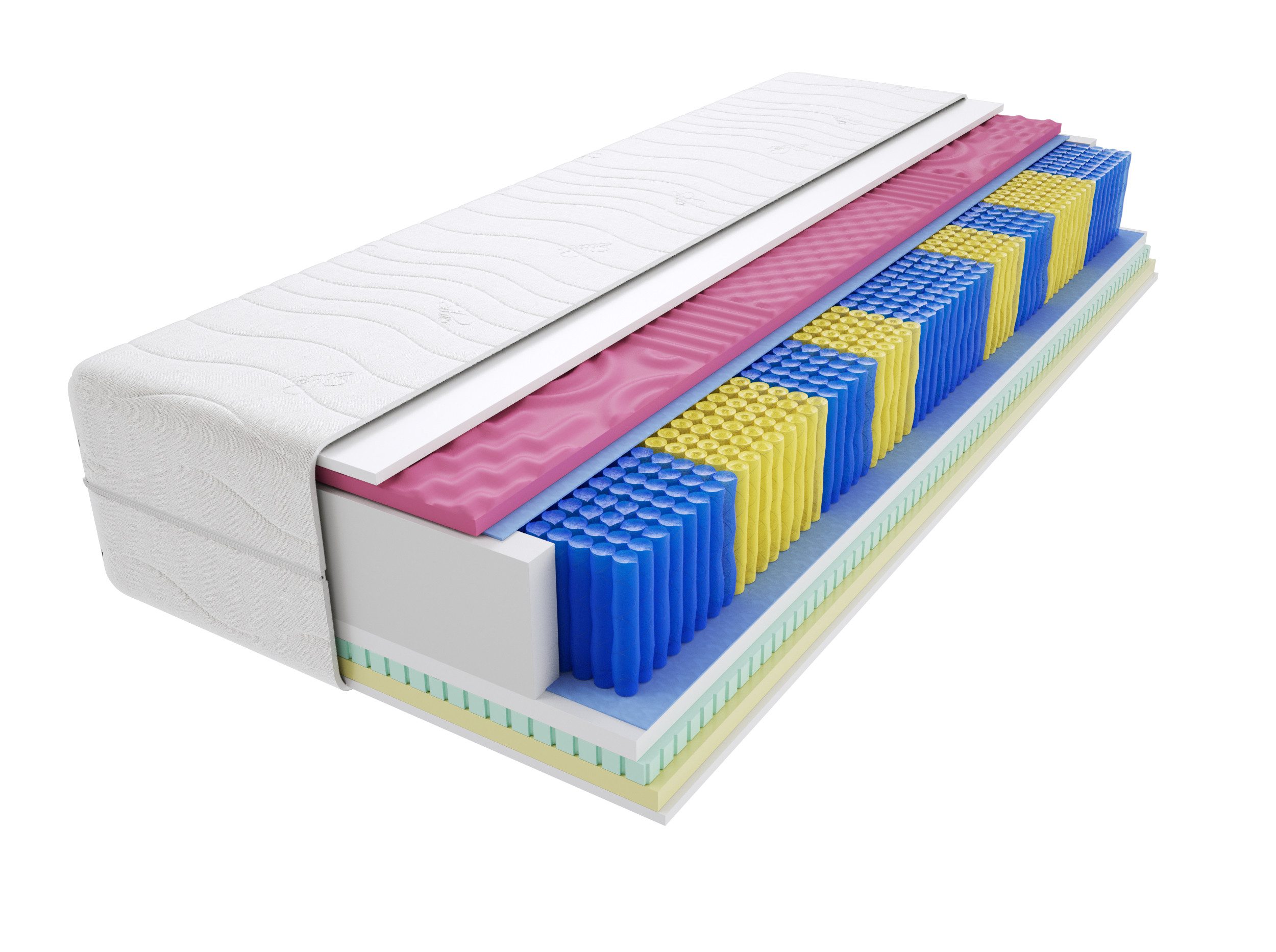 Taschenfederkernmatratze Matratzen, Taschenmatratzen Aria Molet Multitaschen 60x190 cm, Godre, 22 cm hoch