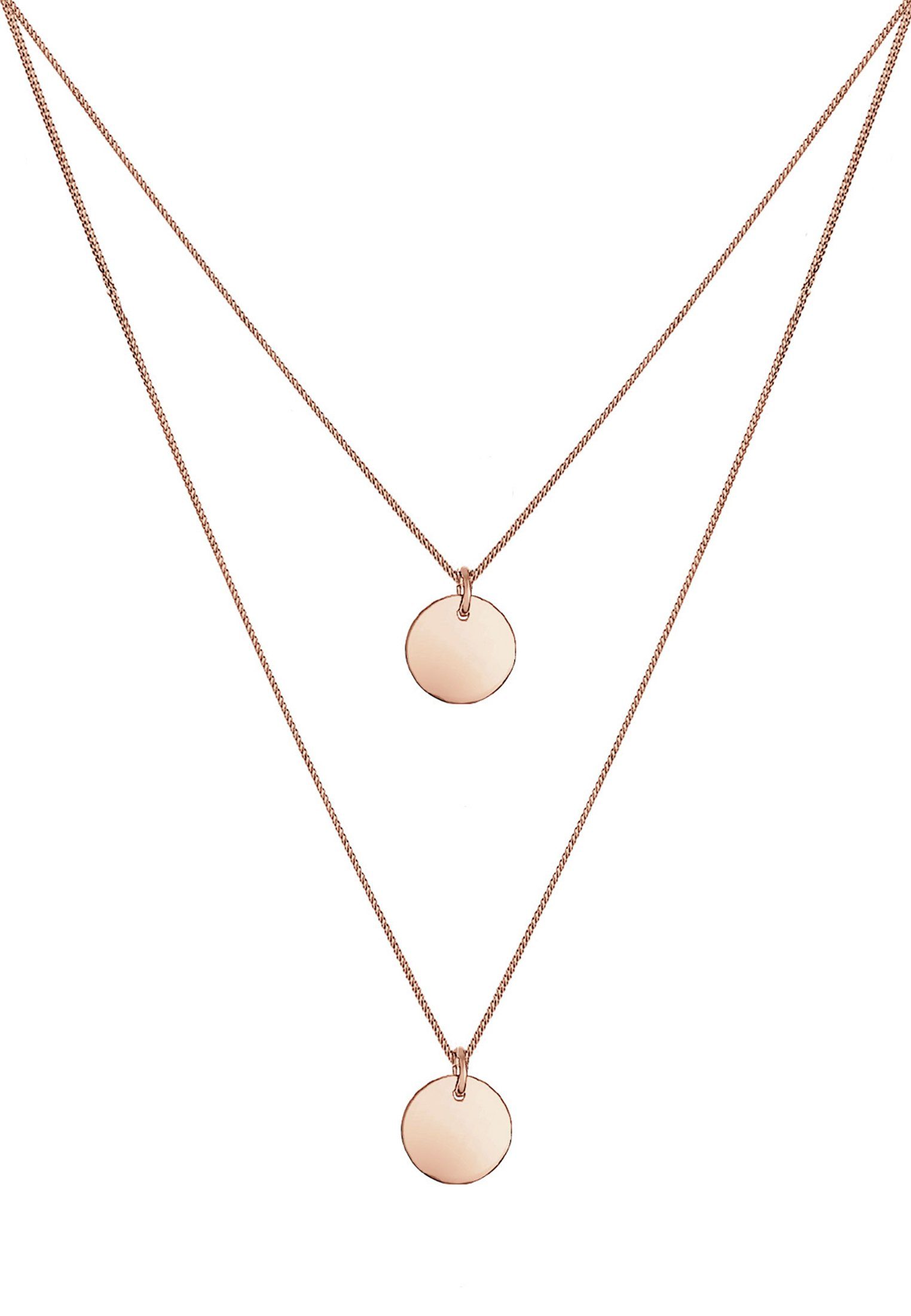 Elli Gliederkette Layer Kette mit Kreis günstig online kaufen