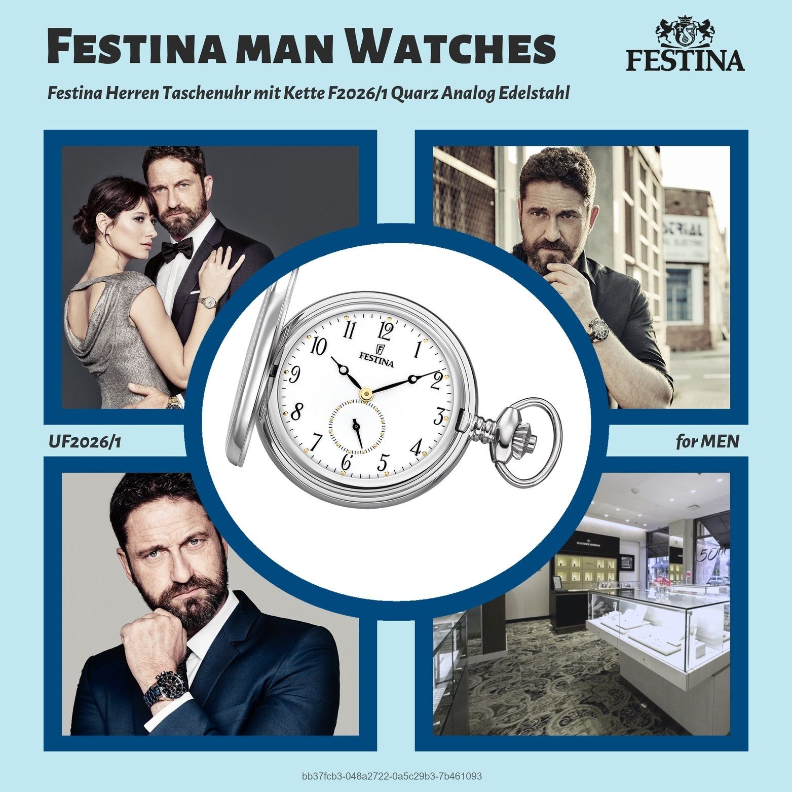 Festina Taschenuhr Festina Herren Tasche...
