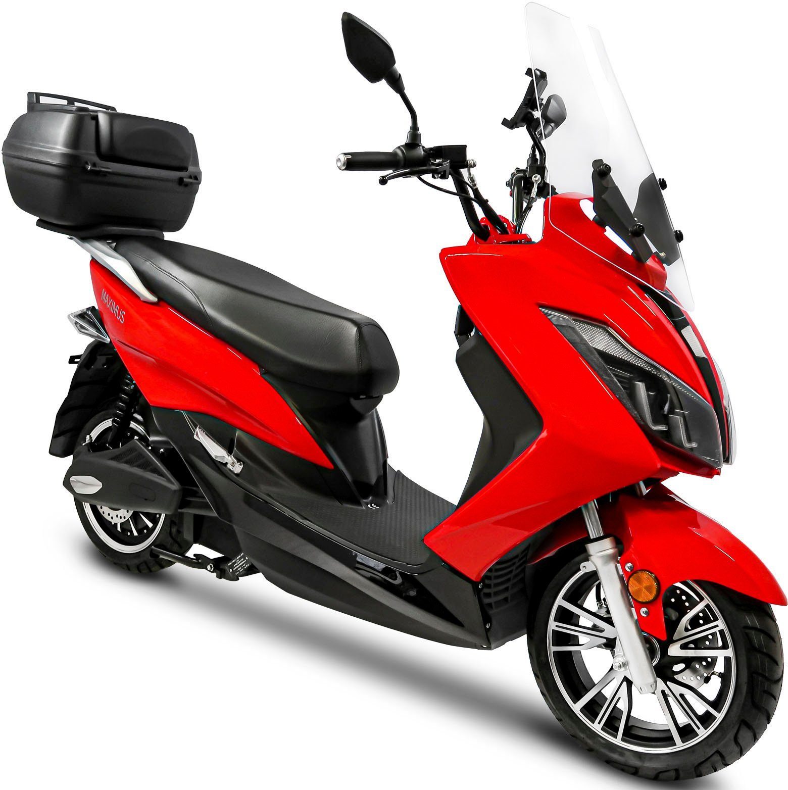 Rolektro E-Motorroller Maximus MX2-45, 1 Akku, 3000 W, 45 km/h, bis zu 84 km Reichweite, mit integr. Alarmanlage